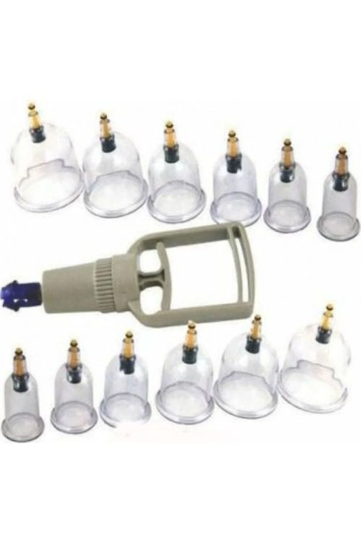 12 Parça Vakumlu Hacamat Kupa Çekme Seti