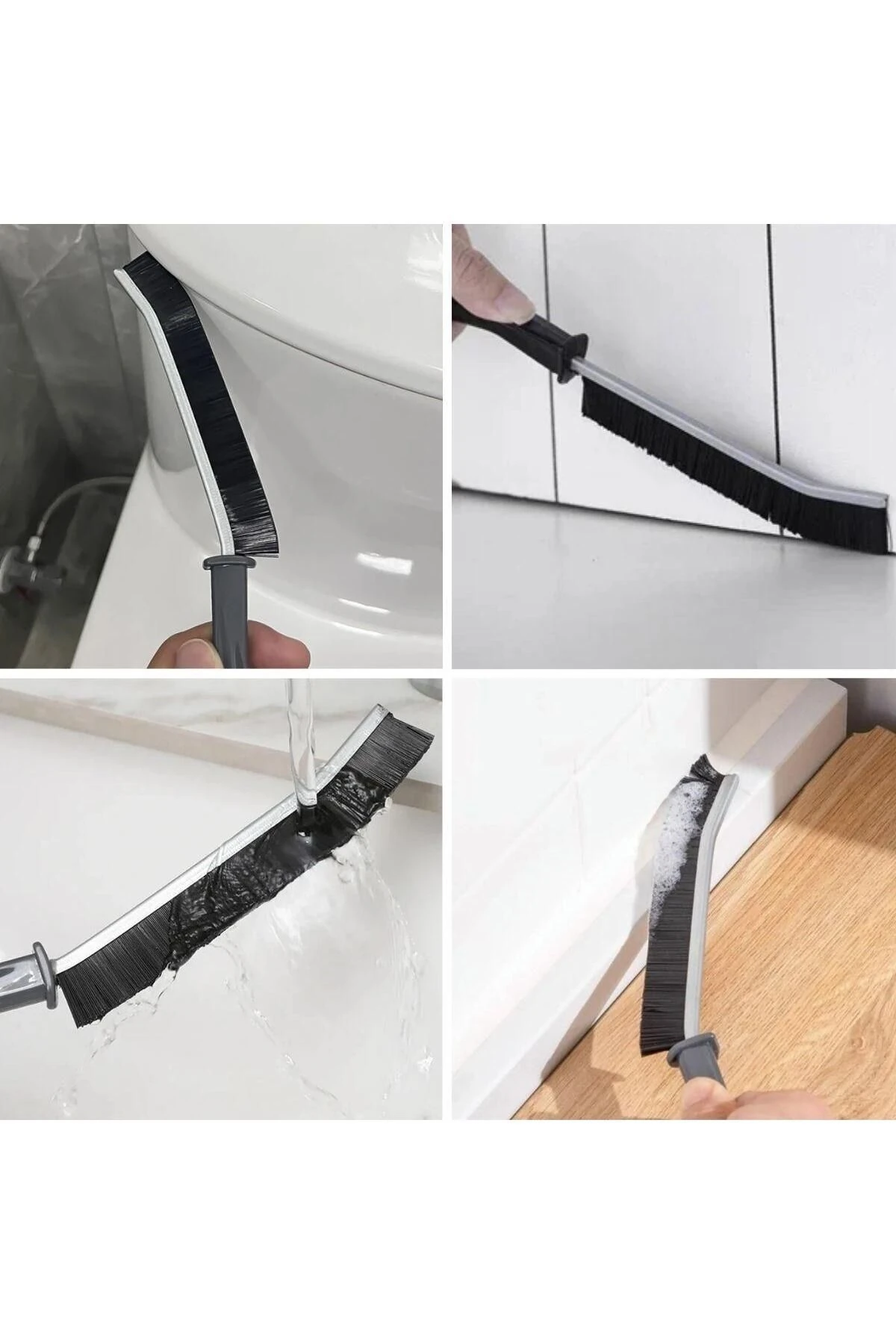 Çok Amaçlı Multi Ince Temizlik Fırçası Derz Arası Banyo Mutfak Lavabo Detay Temizleme Fırçası