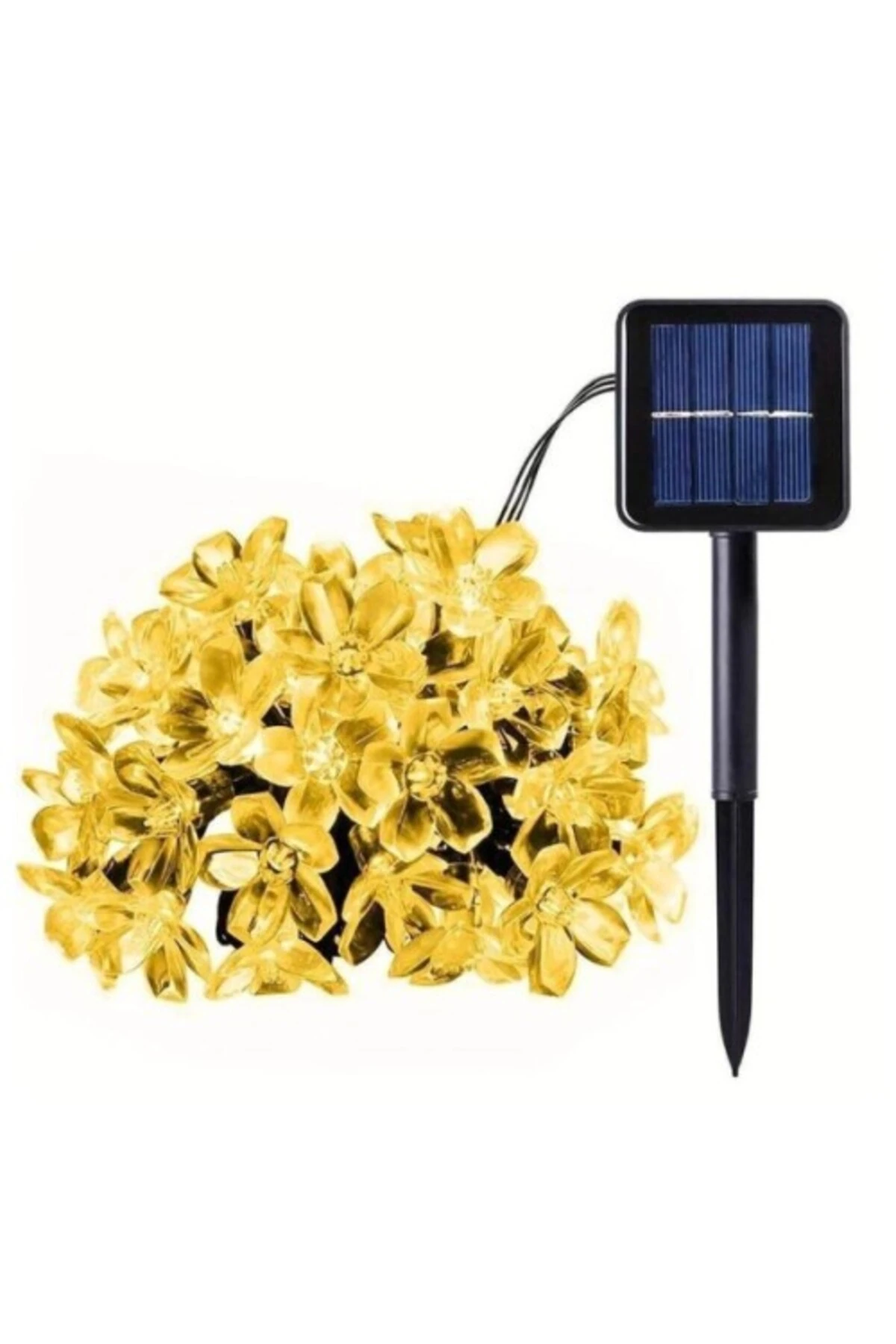 Solar 5m 50 Led Papatya Gün Işığı 8 Fonksiyonlu