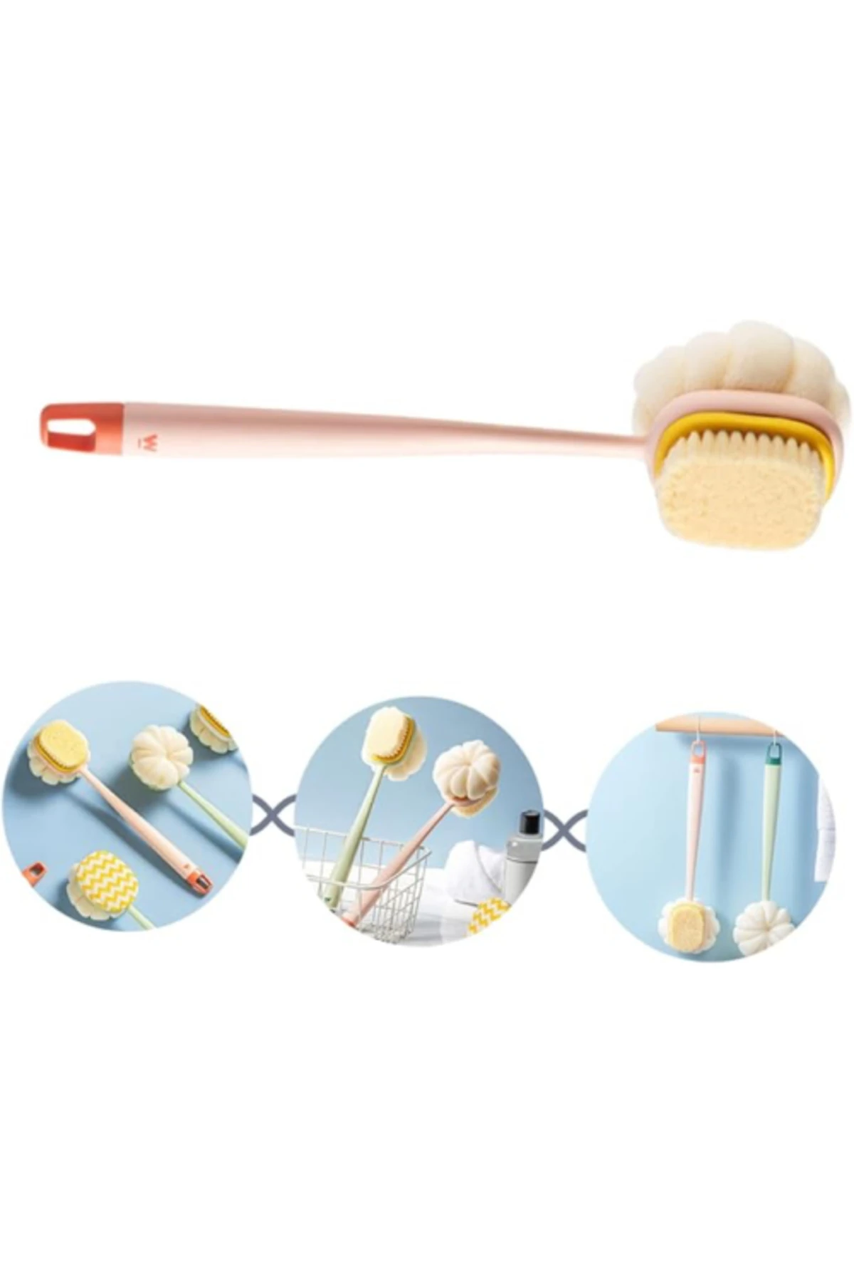 Çift Taraflı Banyo Duş Fırçası