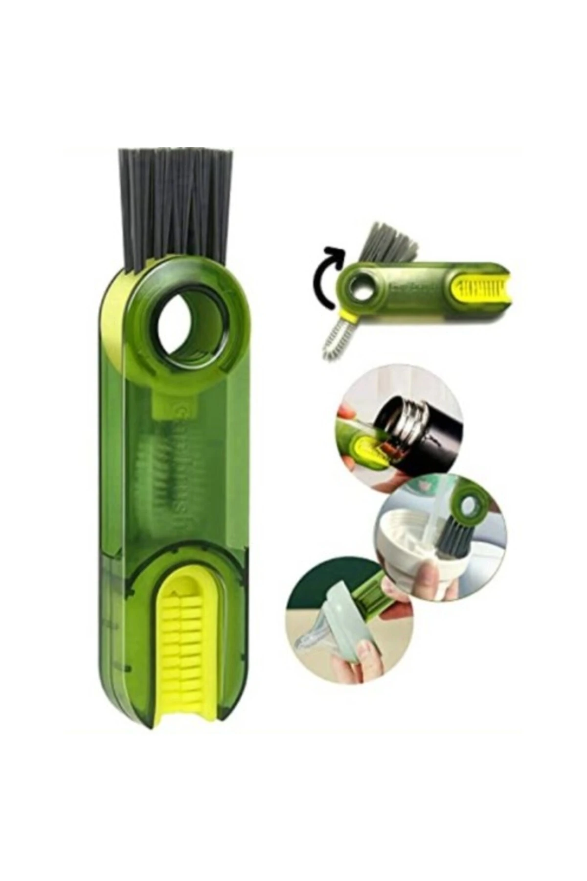3 Fonksiyonlu Çok Amaçlı Temizleme Fırçası