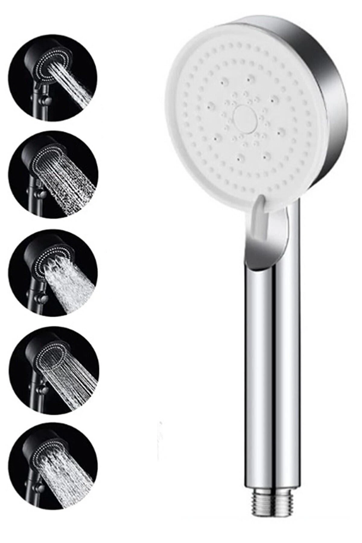 5 Fonksiyonlu Yüksek Basınçlı Ayarlanabilir Duş Başlığı
