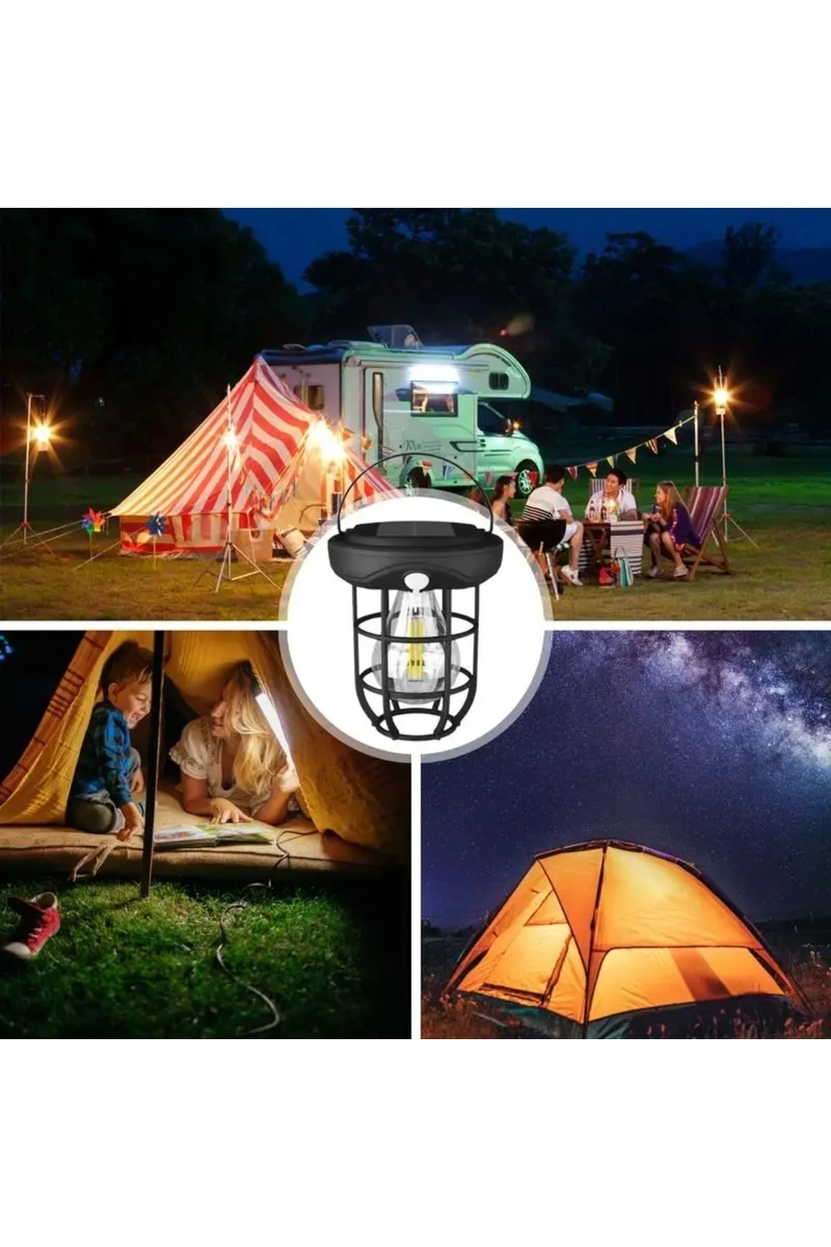 Solar Güneş Enerjili Sensörlü Bahçe Balkon Askılı Duvar Ağaç Lambası 3 Modlu Led Işık