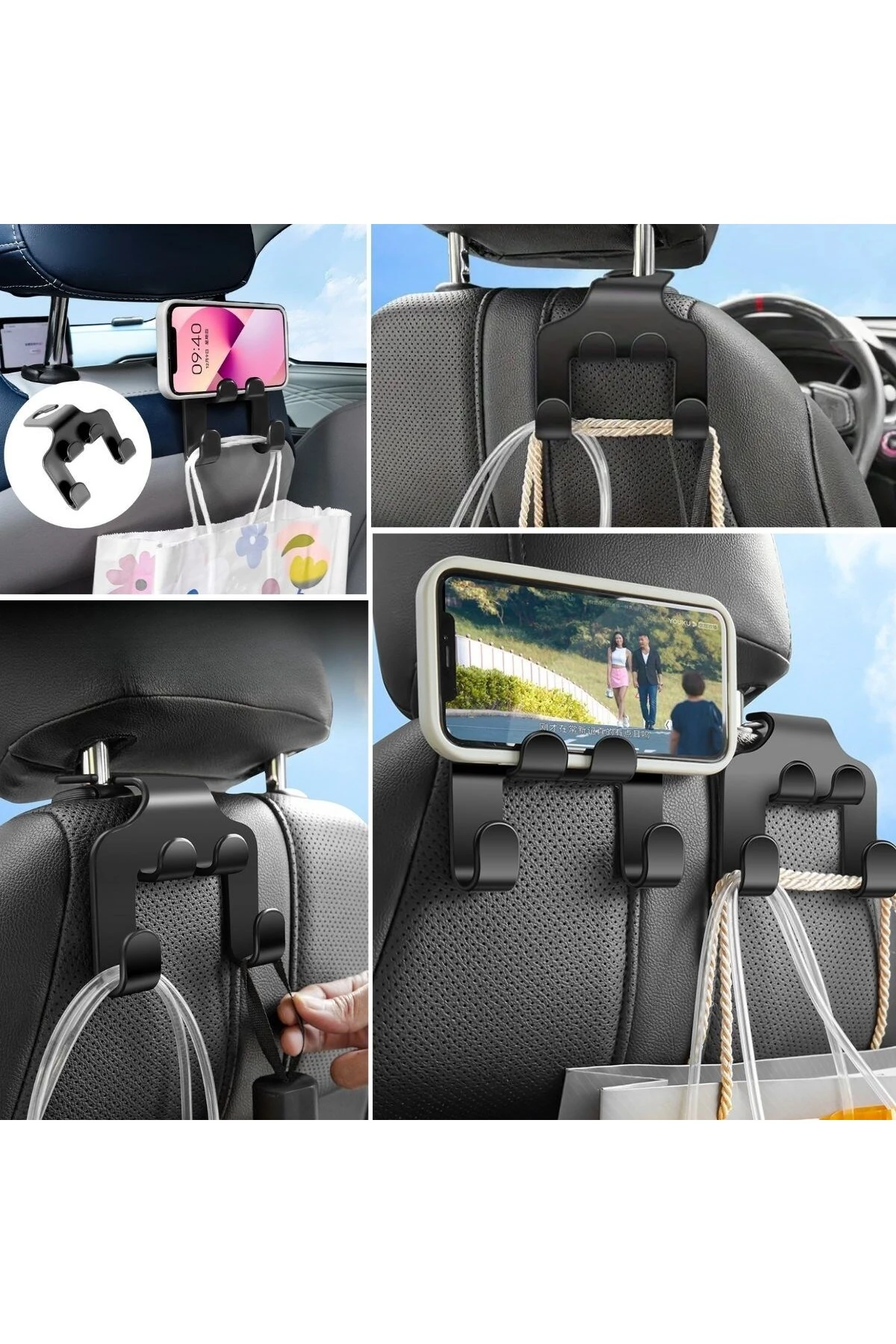 Araç Koltuk Arkasına Takılabilen Çanta,Poşet Askılıklı