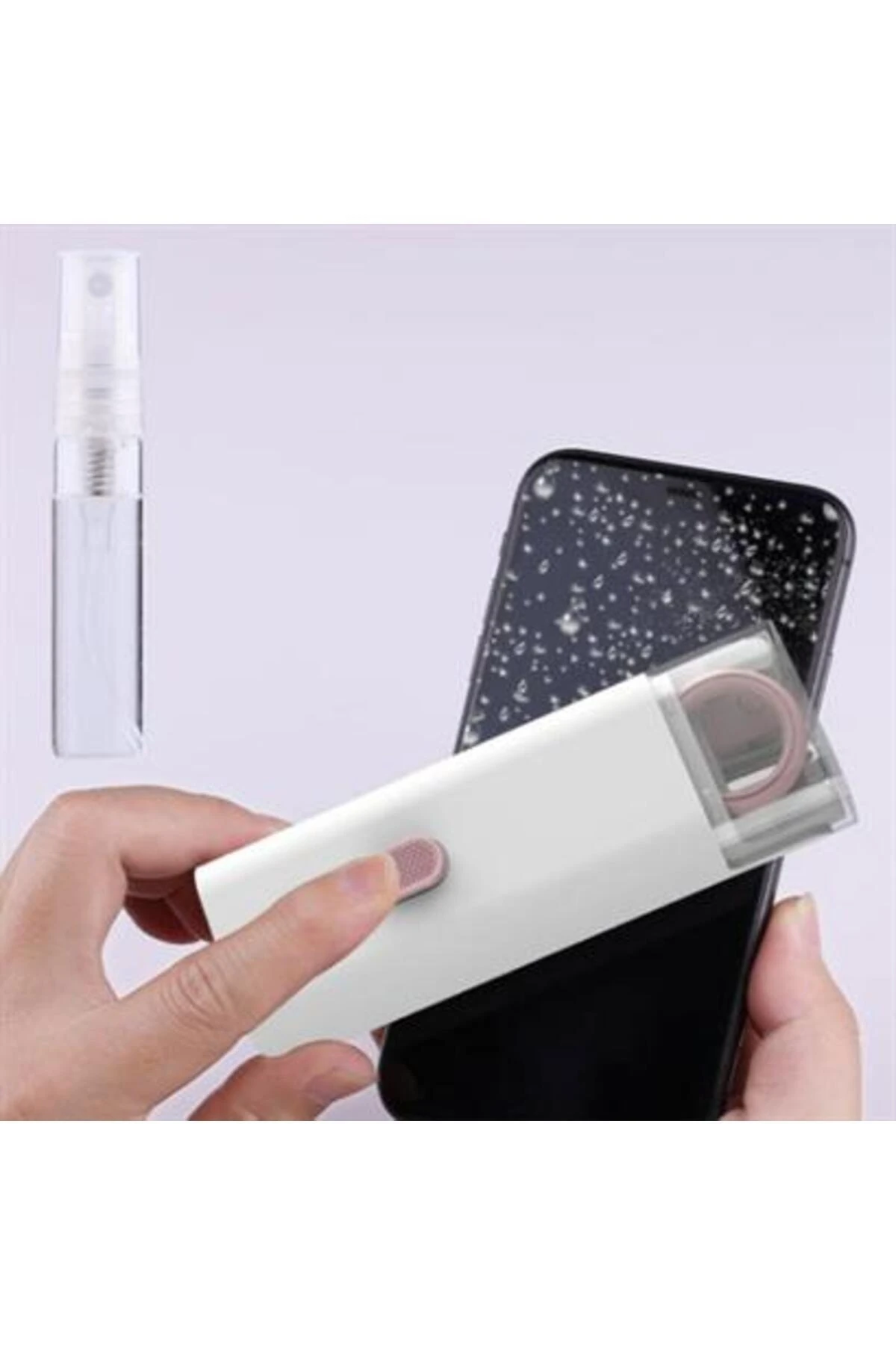 Çok Fonksiyonlu TV Bilgisayar Ekranı Kulaklık Fırçalı Spreyli Elektronik Temizlik Seti