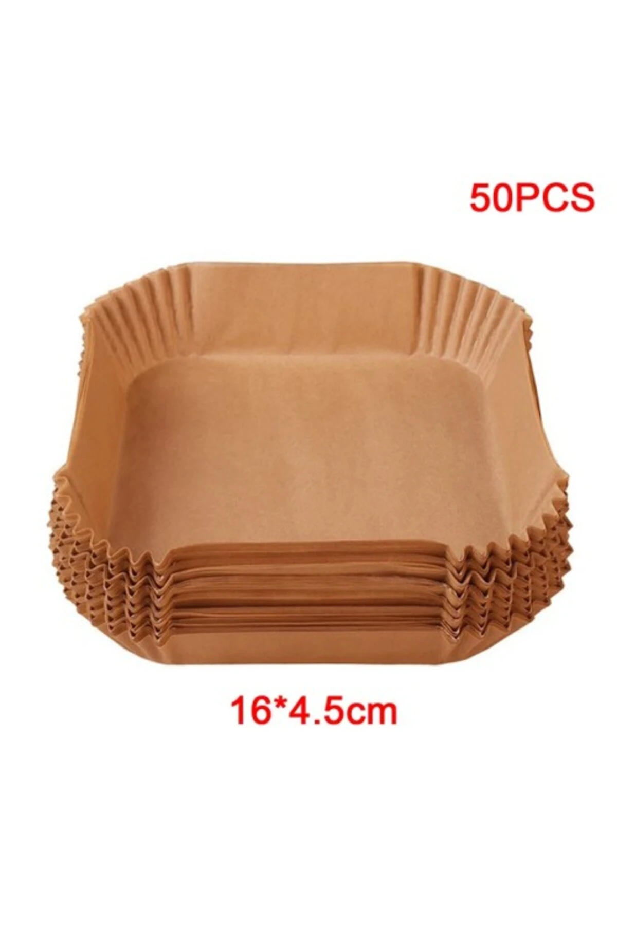 Büyük Boy Air Fryer Fritöz Pişirme Kağıdı 50 Adet