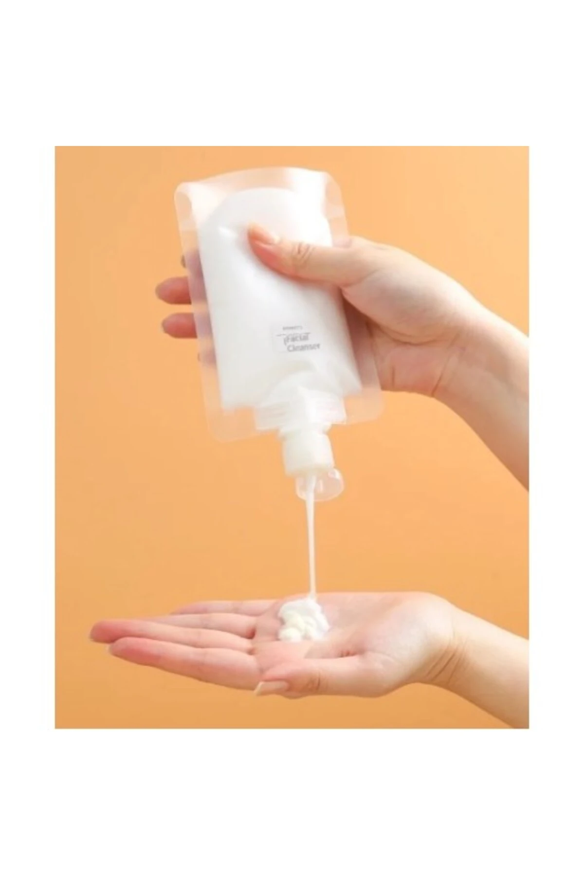 3 Adet 100ml Krem Şampuan Kabı Tekrar Kullanılabilir Set