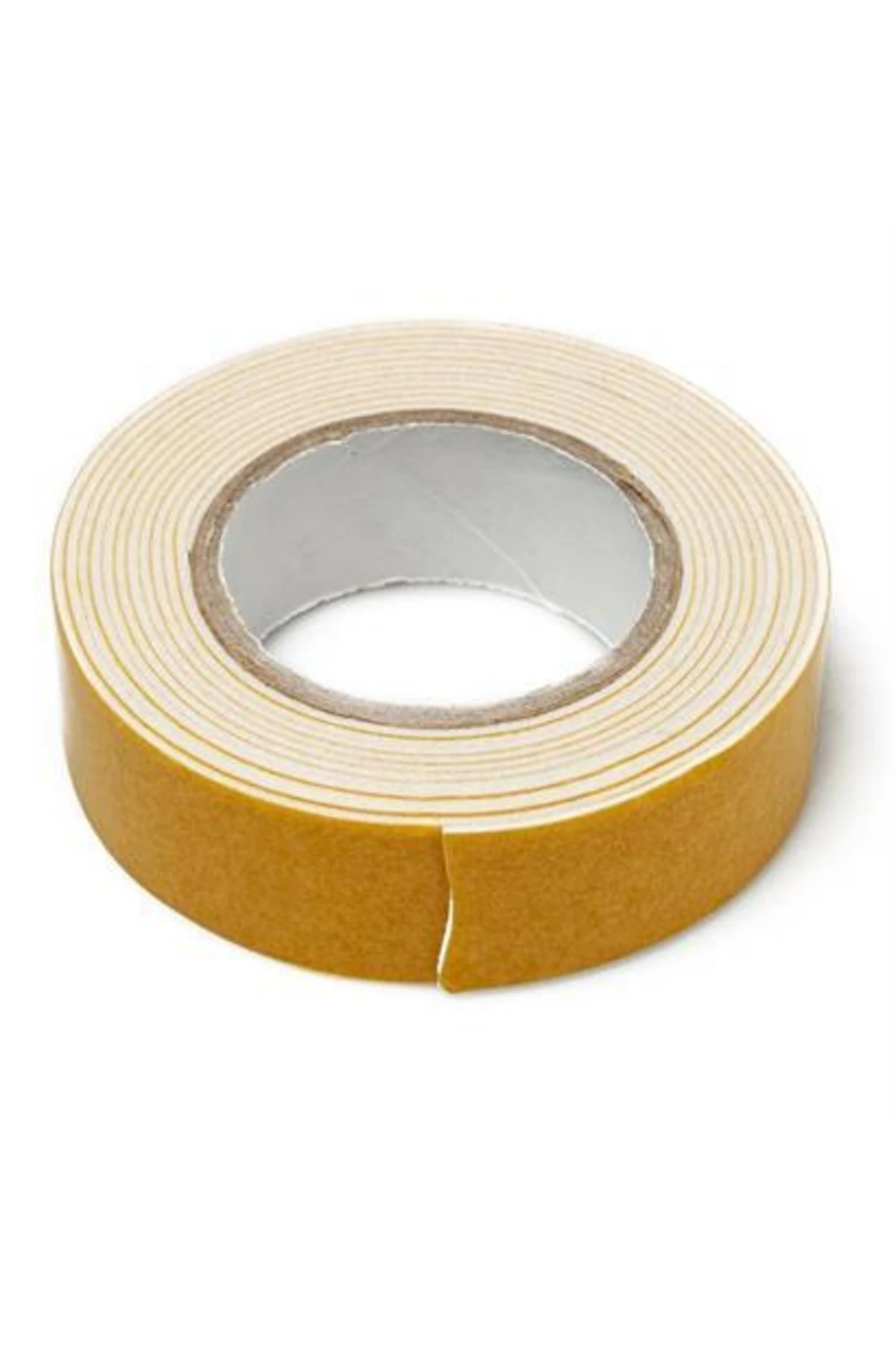 Çok Amaçlı Tüm Yüzeylerde Kullanıma Uygun Beyaz Çift Taraflı Köpük Sünger Montaj Bant