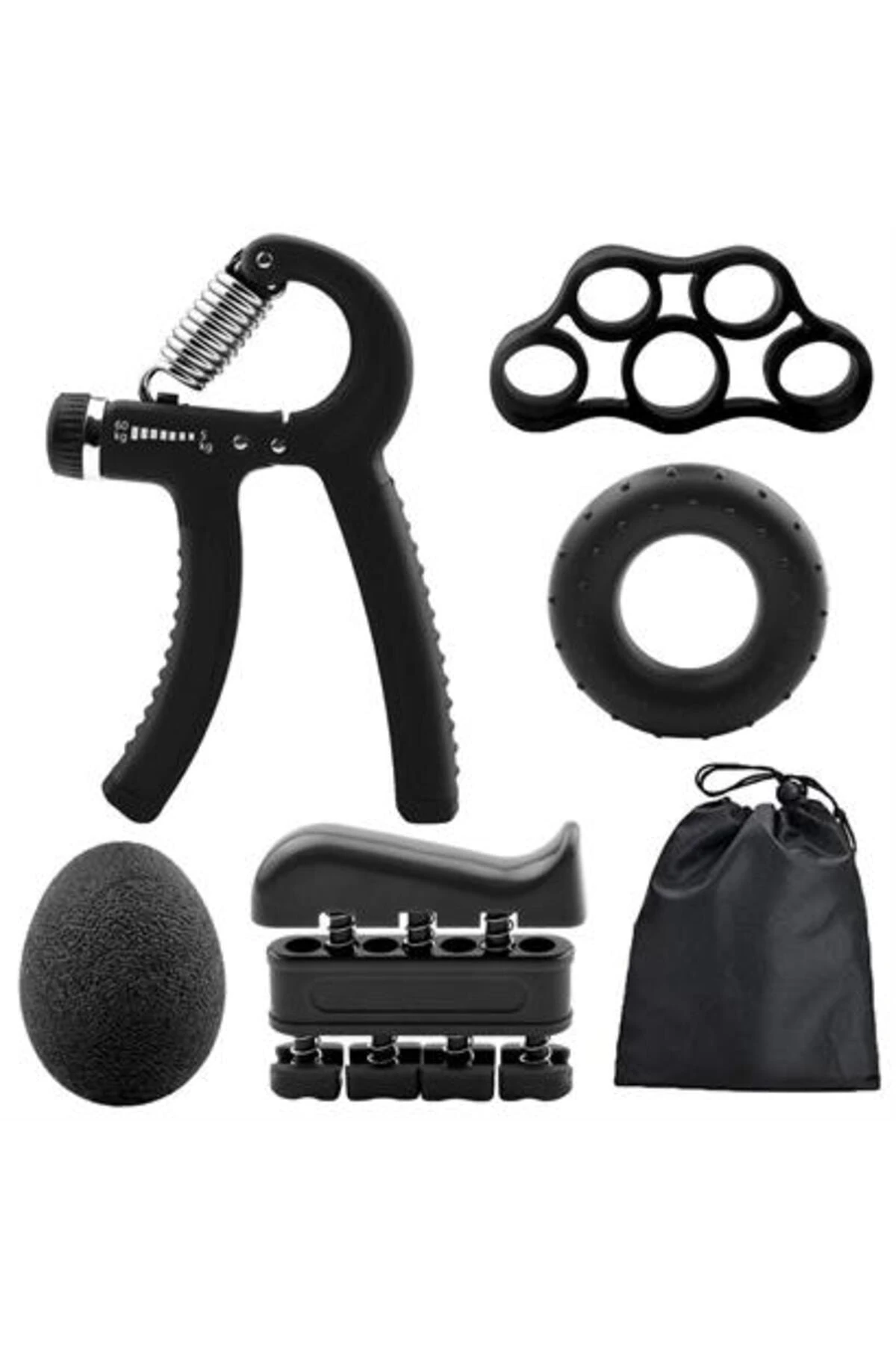 5 Parça El, Kol Ve Parmak Egzersiz Spor Aletleri Seti Fitness Takımı Fatura Adı