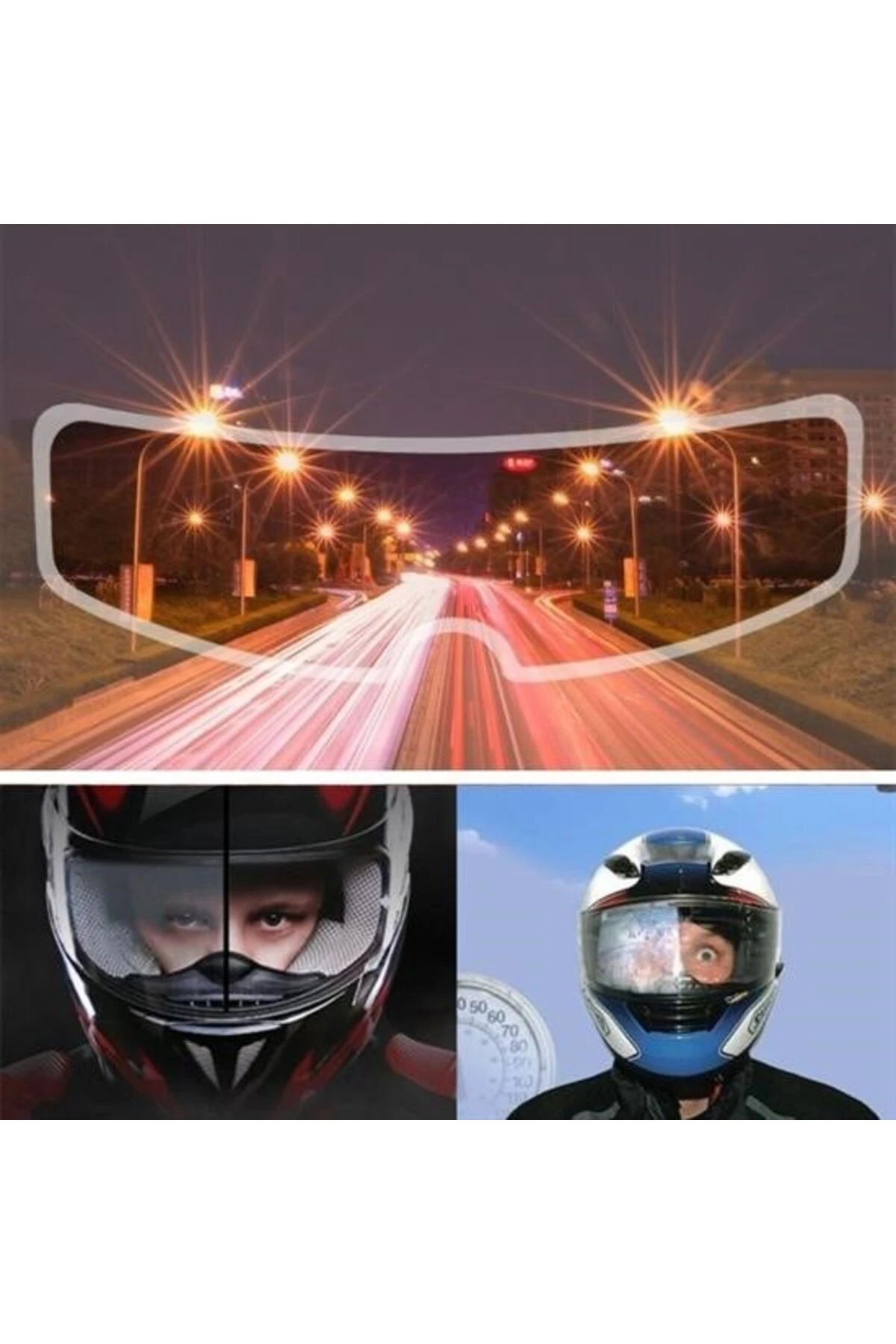 Buğu Önleyici Motosiklet Kaskı Vizörü Su Geçirmez Dayanıklı Çizik Koruma Lens Filmi
Stok: 1870