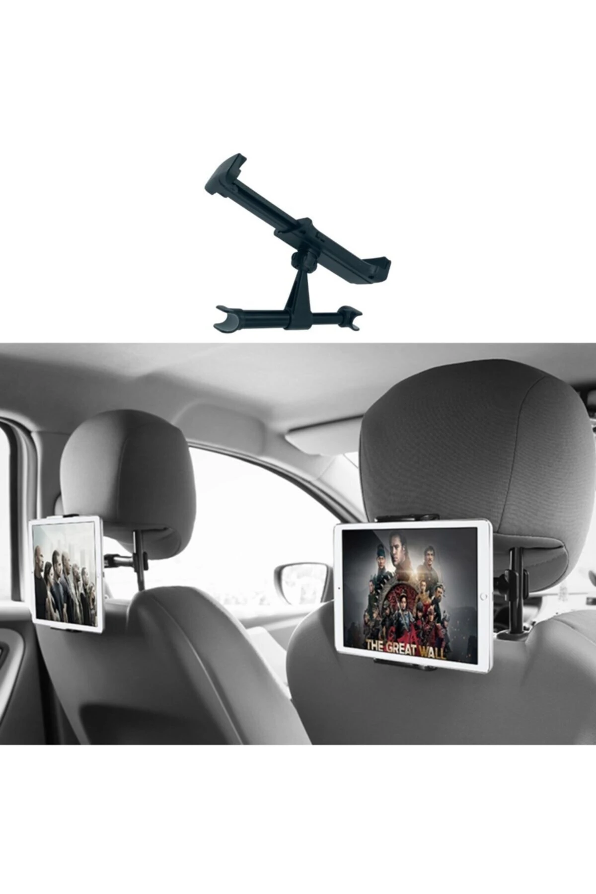 roichil® Oto Koltuk Arkası Telefon Tablet Tutucu Ayarlanabilir 360 Derece Dönebilen Pratik Stand