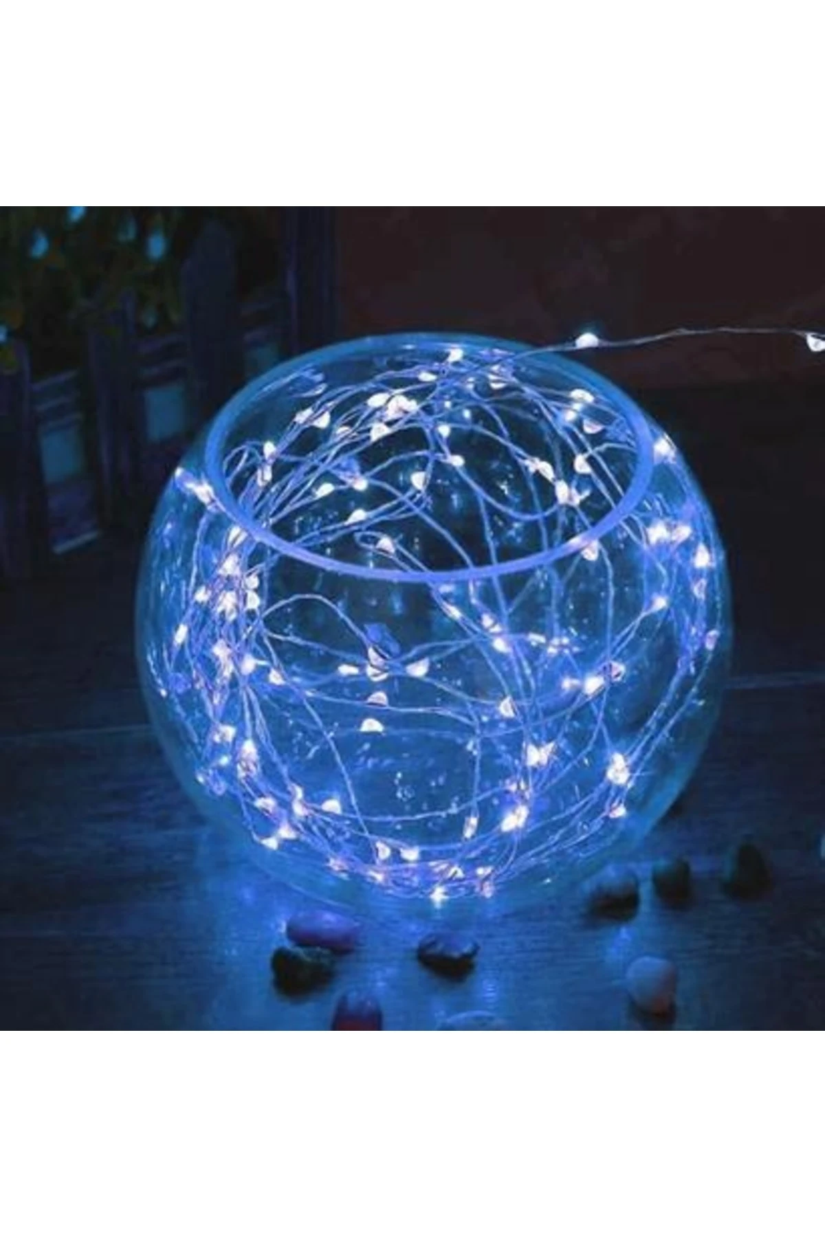 roichil® Pilli Dekoratif Peri Led Işık 10 Metre Beyaz Parti Aydınlatma