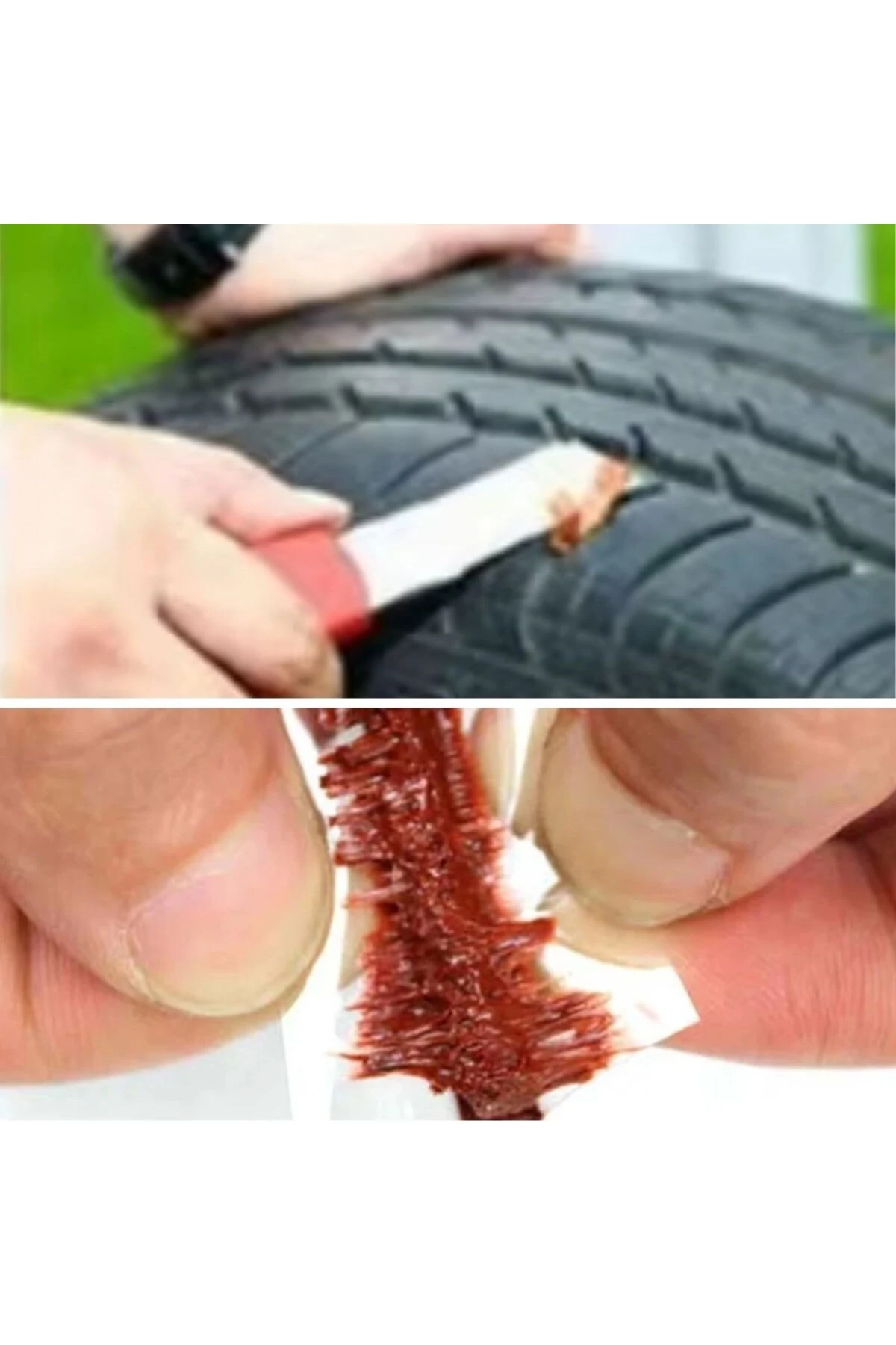 10 Adet Lastik Onarım İçin Lastik Tamir Fitili Yedek Lastik Fitili