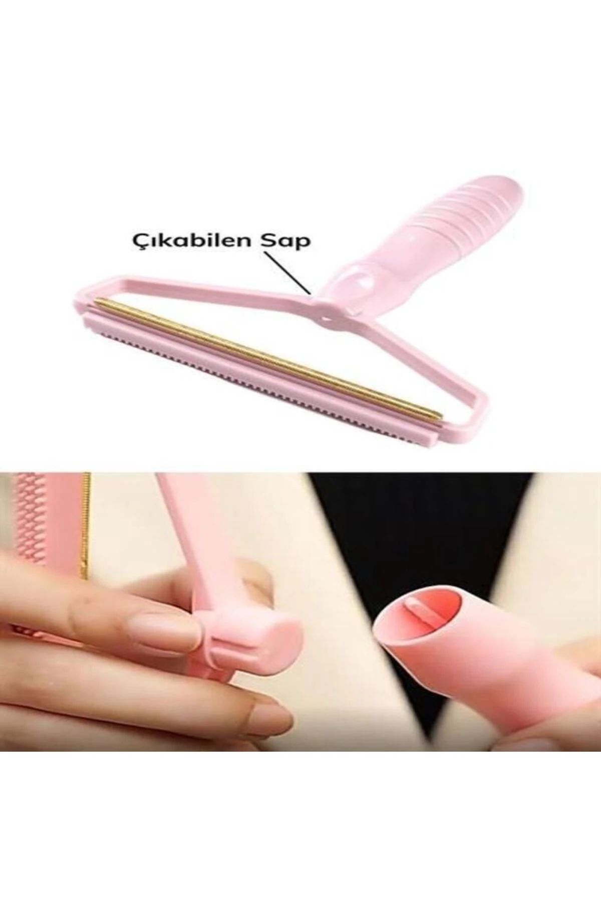 Çift Taraflı Elbise Kazak Plastik Kumaş Tüy Alma ve Tiftik Temizleyici Toplayıcı Taşınabilir