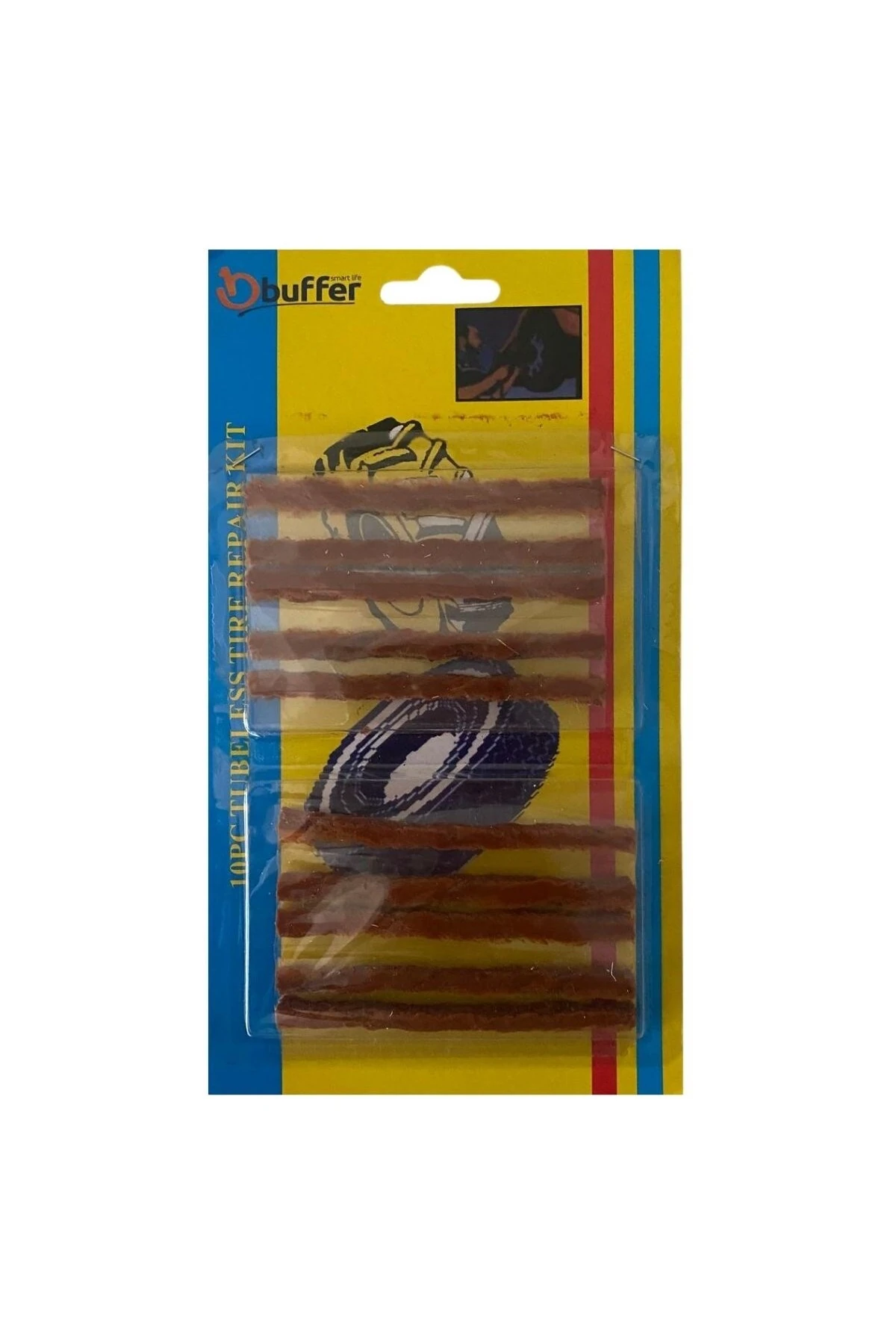 10 Adet Lastik Onarım İçin Lastik Tamir Fitili Yedek Lastik Fitili