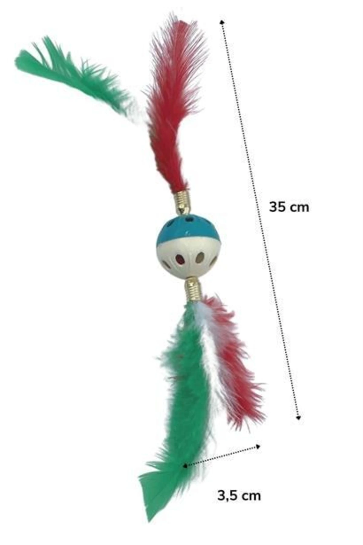 roichil® tüylü Püsküllü kedi Oyuncağı dikkat Çekici Renkli Sevimli Evcil Hayvan Oyuncağı