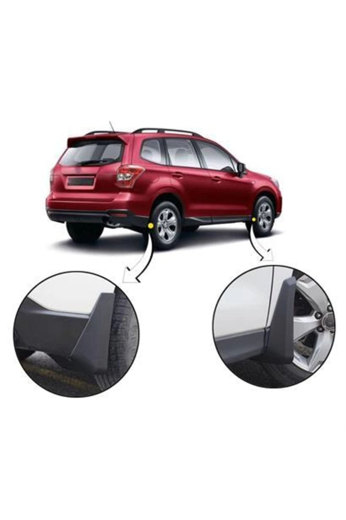 roichil® 2 Adet Ön Veya Arkaya Uygun Çamur Önleyici Paçalık 32 X19 Cm