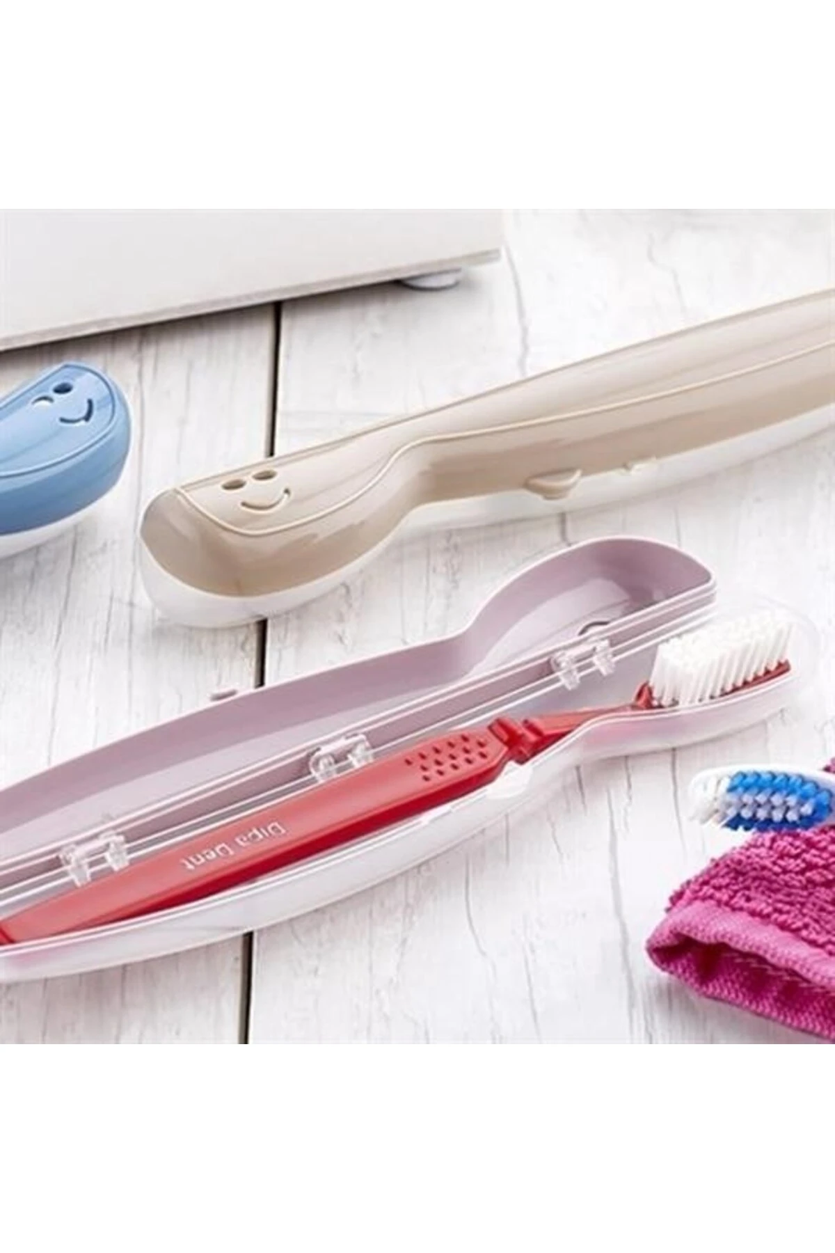 Lux Çanta İçi Hijyenik Seyahat Tipi Diş Fırçası Koyma Kutusu