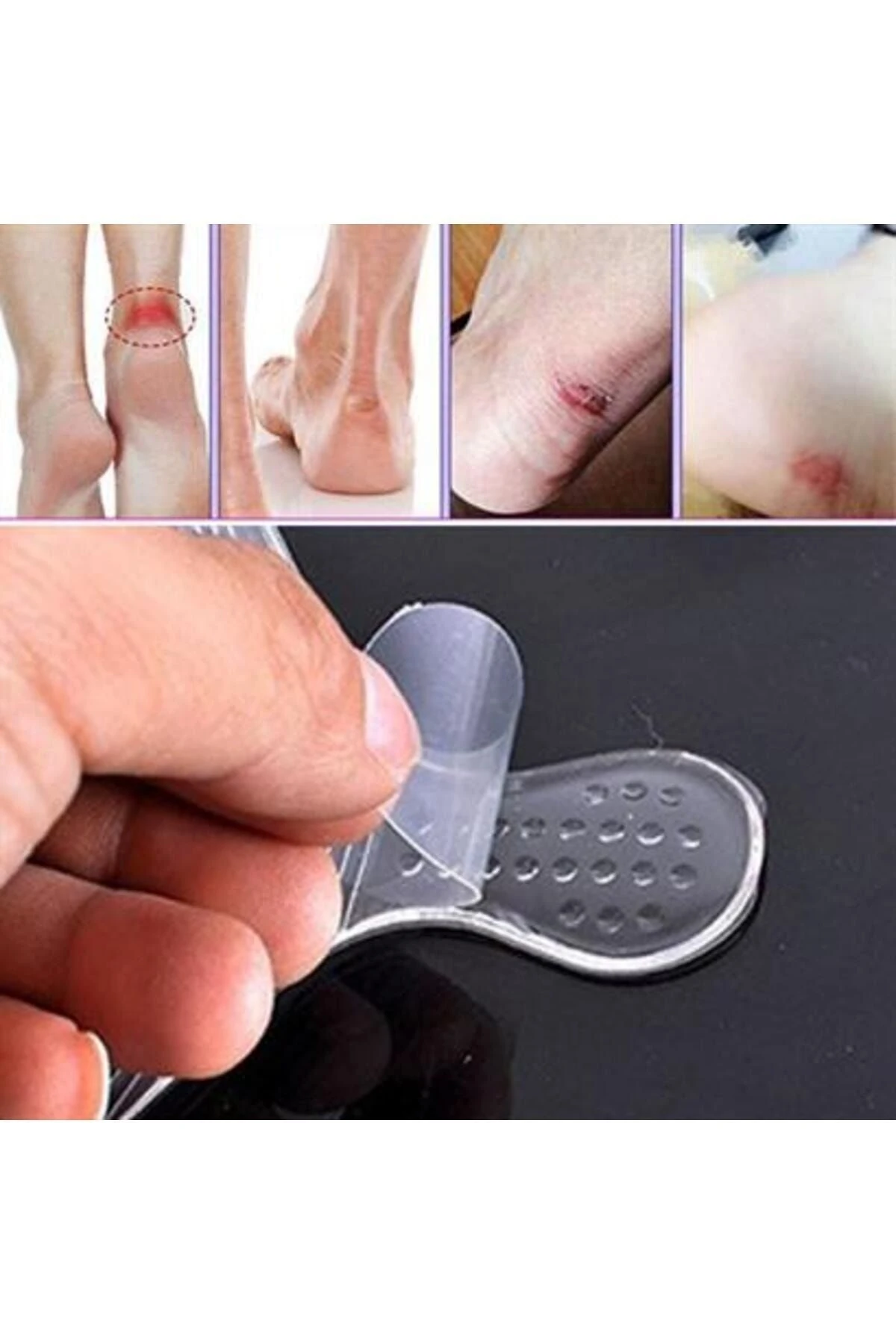 Ayakkabı Arkası Vurmalarına Karşı Silikon Topuk Koruyucu