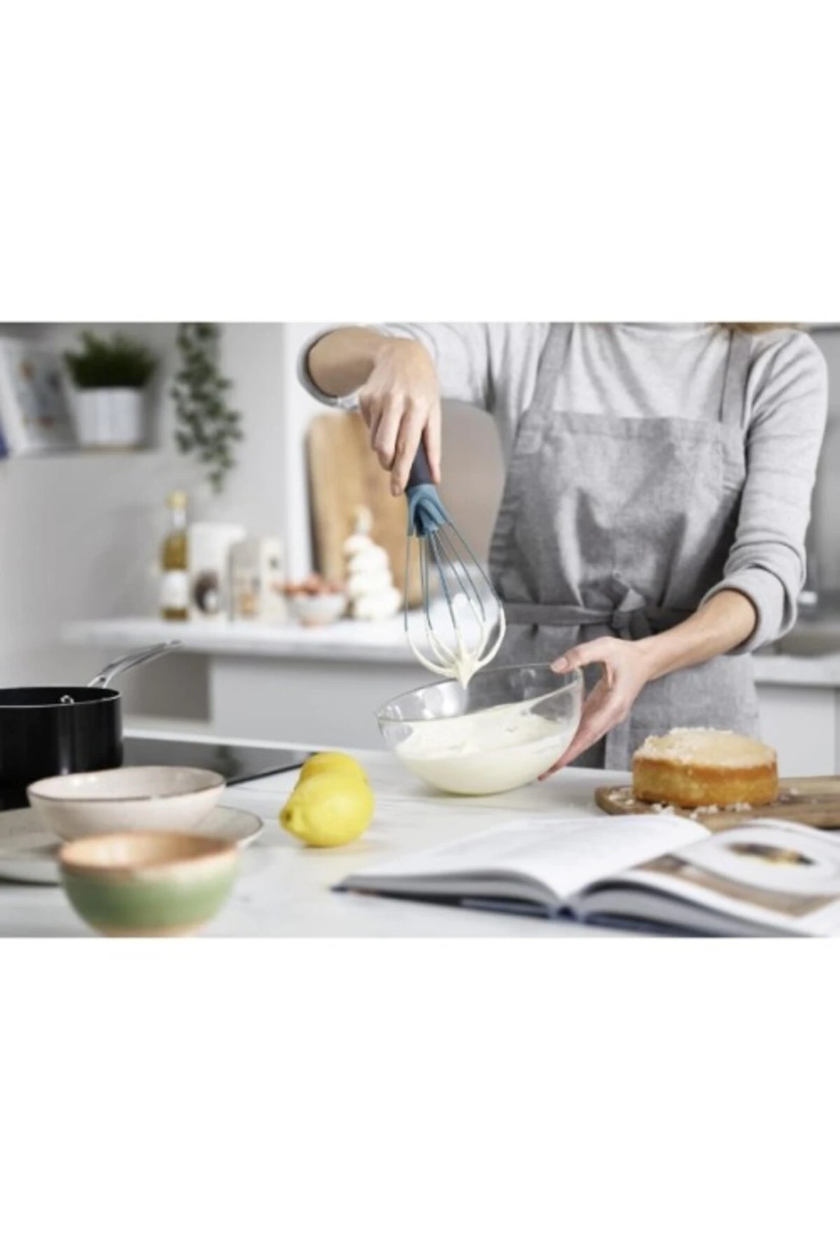 Silikon Saplı 2 işlevli Çırpıcı (Balon Ve Düz)