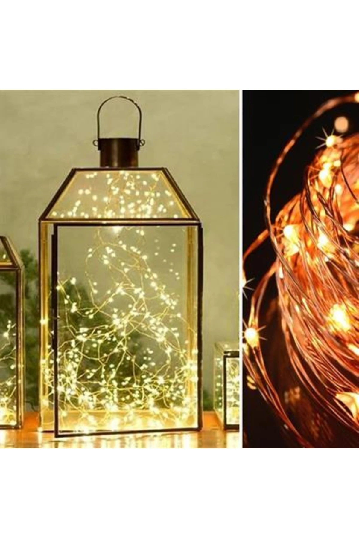 roichil® Bakır Tel 3 Metre Dekoratif Aydınlatma Günışığı Led Işık Zinciri