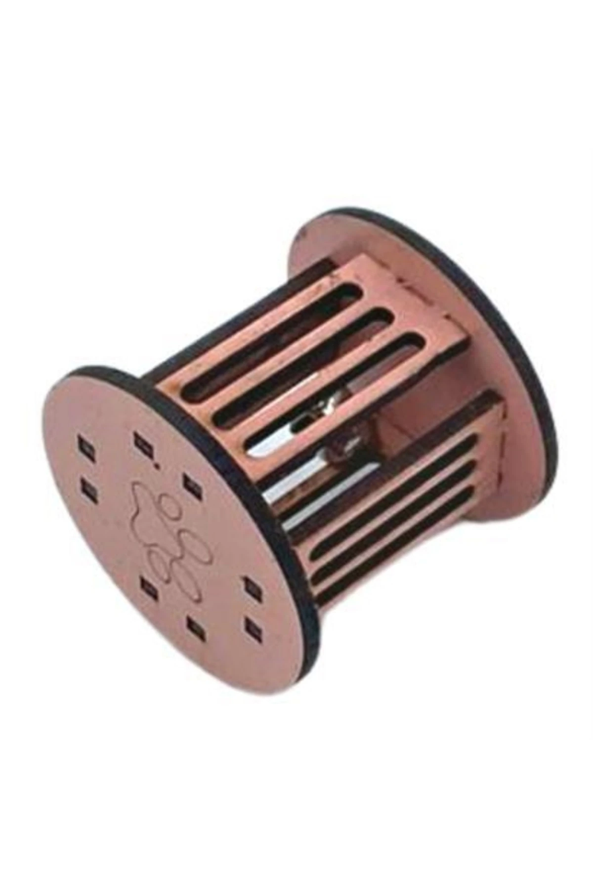 roichil® Mini Silindir Eğlenceli Renkli Sağlam Küçük Pati Izi Şekilli Kedi Oyuncağı