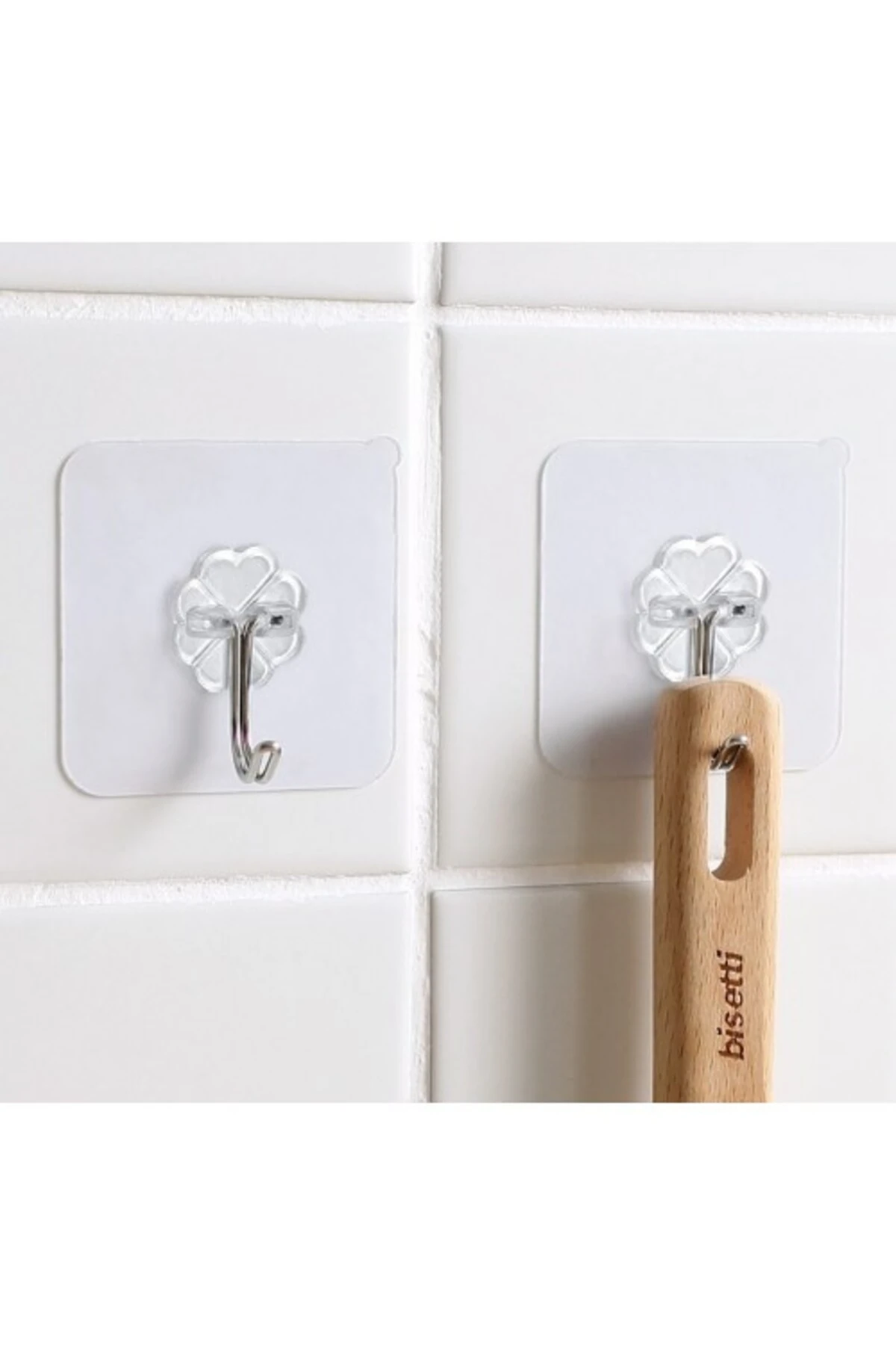 KENDINDEN YAPIŞKANLI ŞEFFAF ASKI 5 Lİ SET