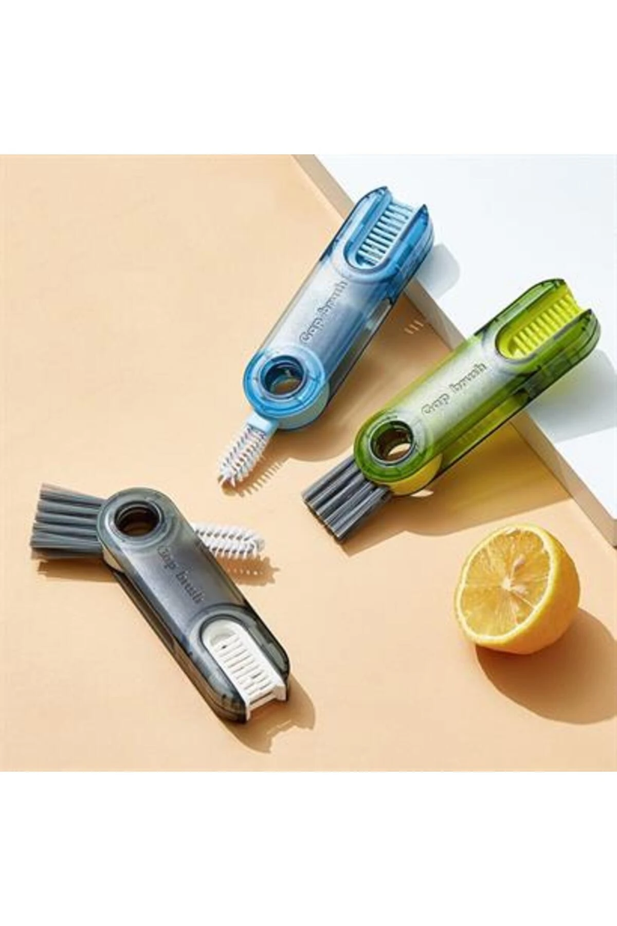 roichil® 3 Fonksiyonlu Pratik Şişe Temizleme Fırçası Mutfak Banyo Araç İçin Çok Amaçlı Fırça