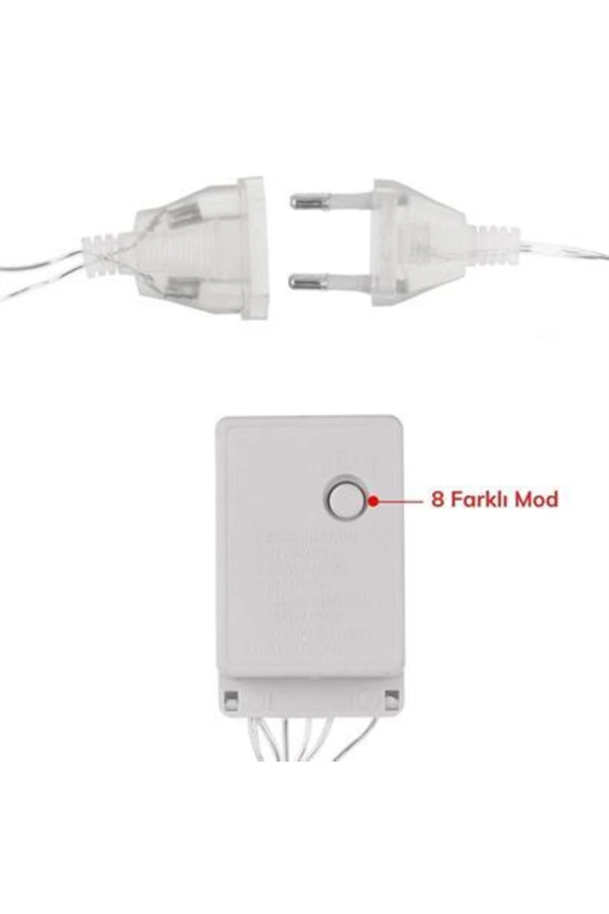 roichil® 8 Fonksiyonlu 16 Saçaklı Perde Led 3 X 1 (günışığı)