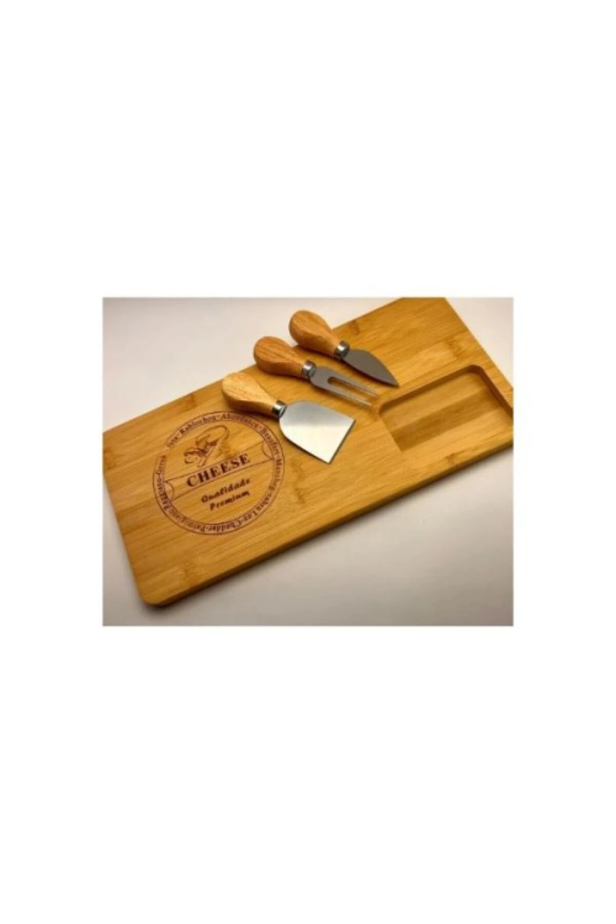 Bambu Peynir Kesme Sunum Tahtası