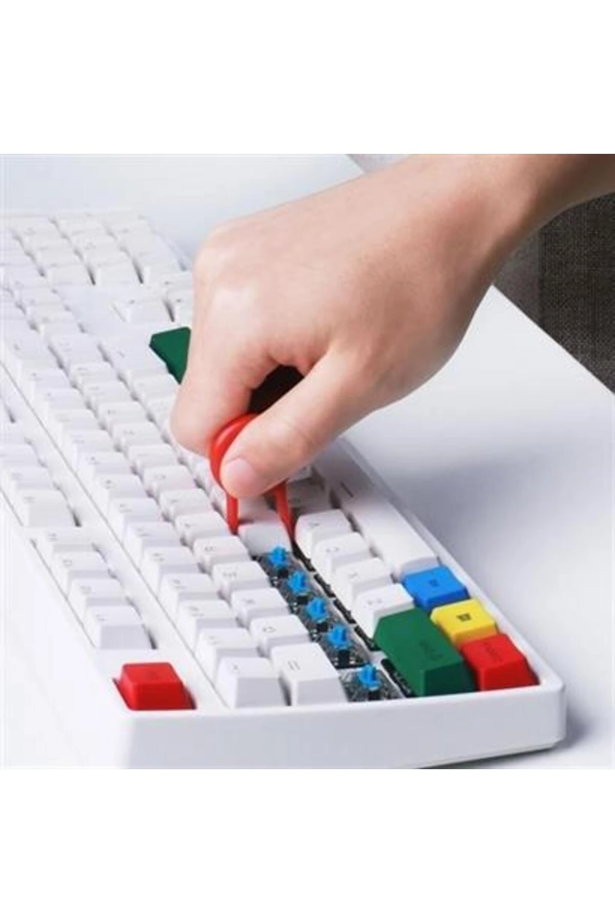 roichil® Çok Amaçlı Kırmızı Hassas Fırça Başlıklı Bilgisayar Laptop Temizleme Fırçası