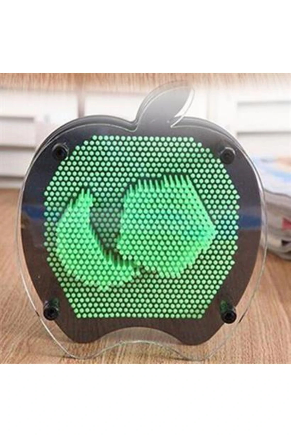 roichil® Elma Şeklinde Pin Art Dekoratif 3d Çivi Sanatı Filografi Tahtası