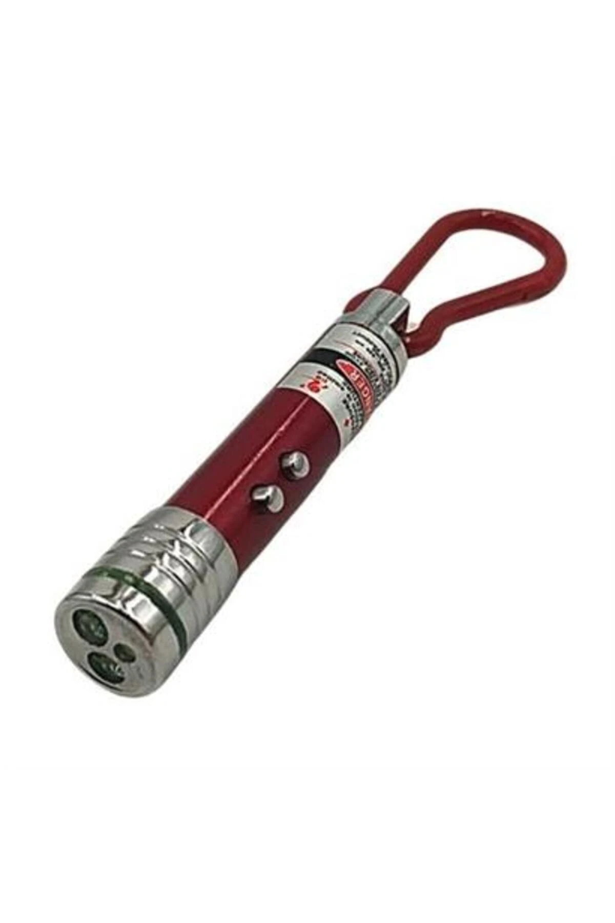 roichil® 3 Fonksiyonlu Kırmızı Beyaz Işıklı Led Lazer Kedi Köpek Oyuncak Anahtarlık