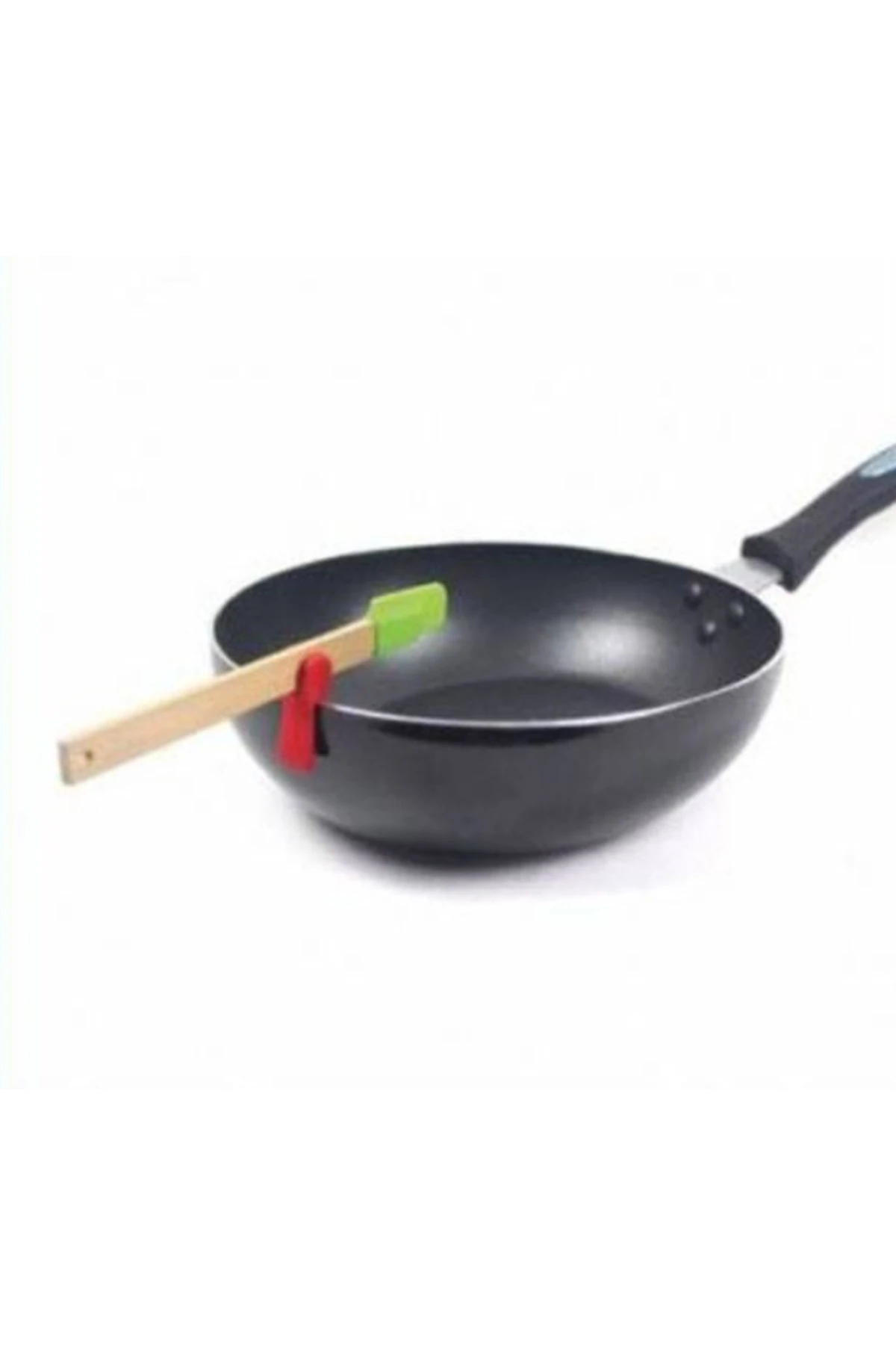 Silikon Tava Kaşık Tutacağı 3'lü Paket