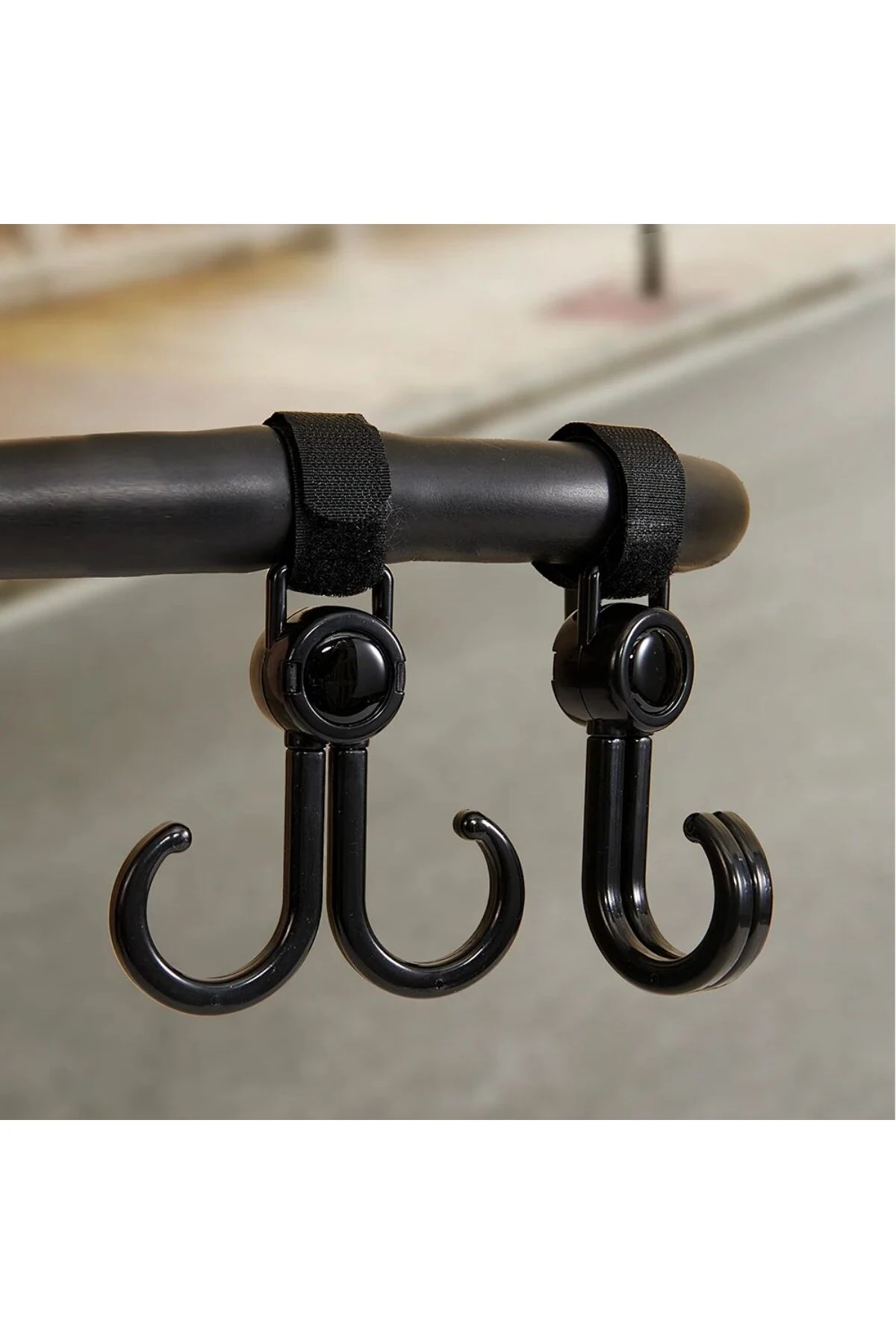 ® 2'li Bebek Arabası, Motor, Bisiklet Eşya Taşıma Aparatı Plastik Kanca