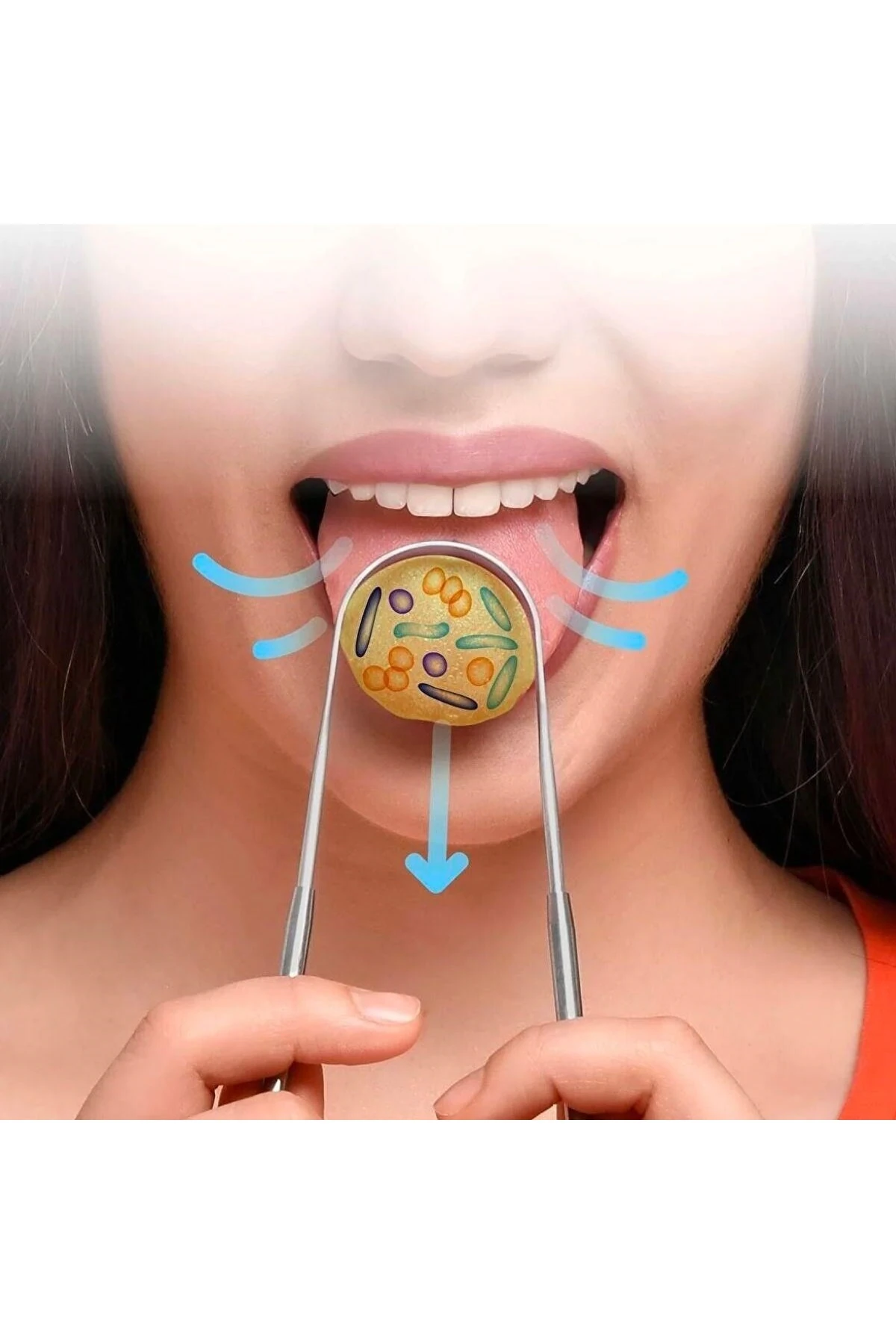 Dil Temizleme Dil Sıyırıcı Ve Temizleme Aparatı