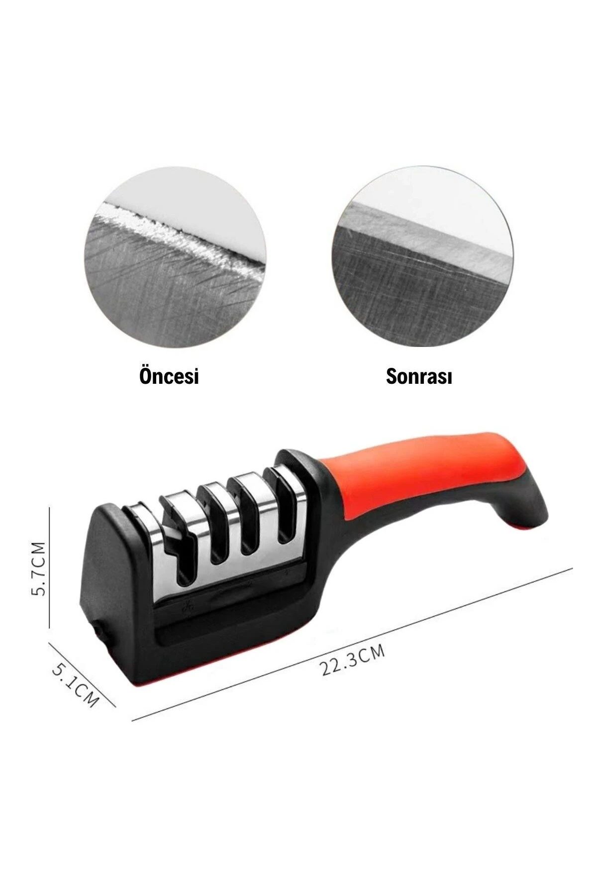 4 Aşamaları Kaymaz Taban Hızlı Bıçak Makas Bileme Aracı