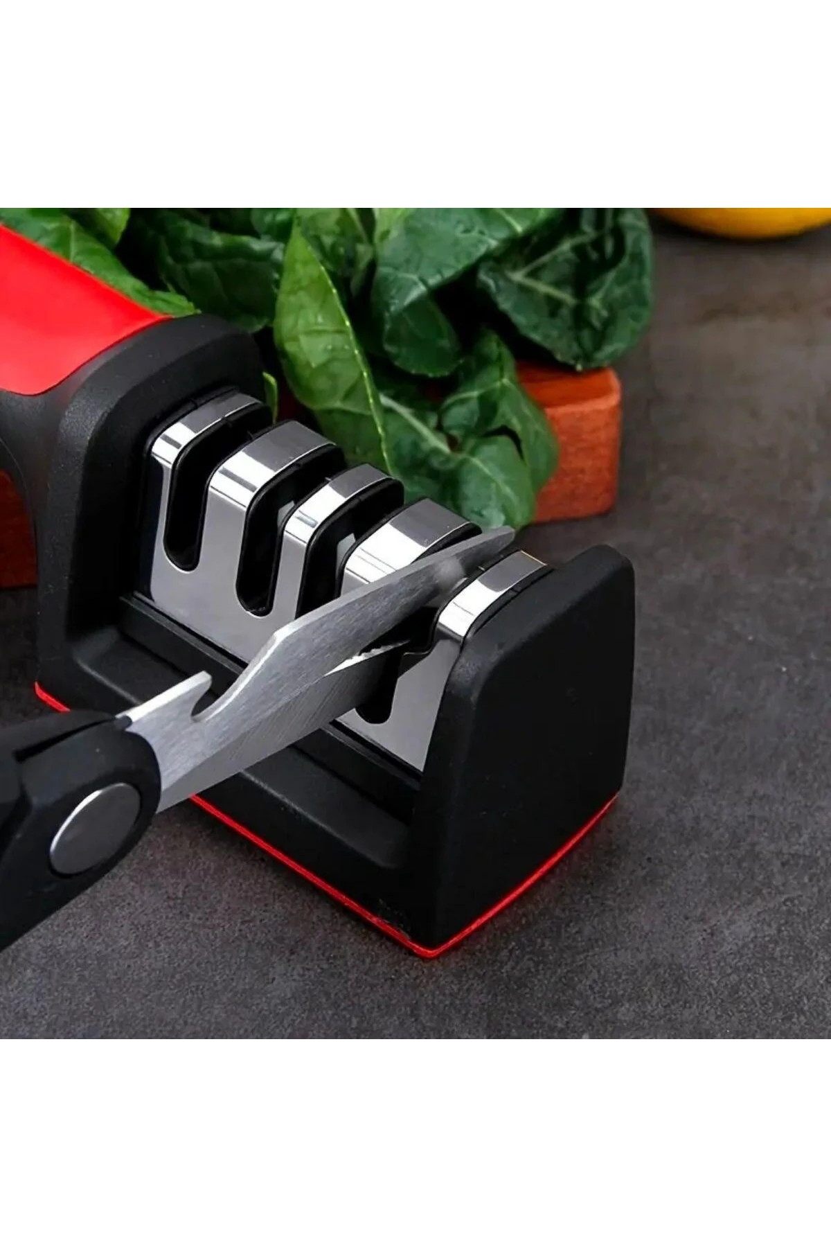 4 Aşamaları Kaymaz Taban Hızlı Bıçak Makas Bileme Aracı