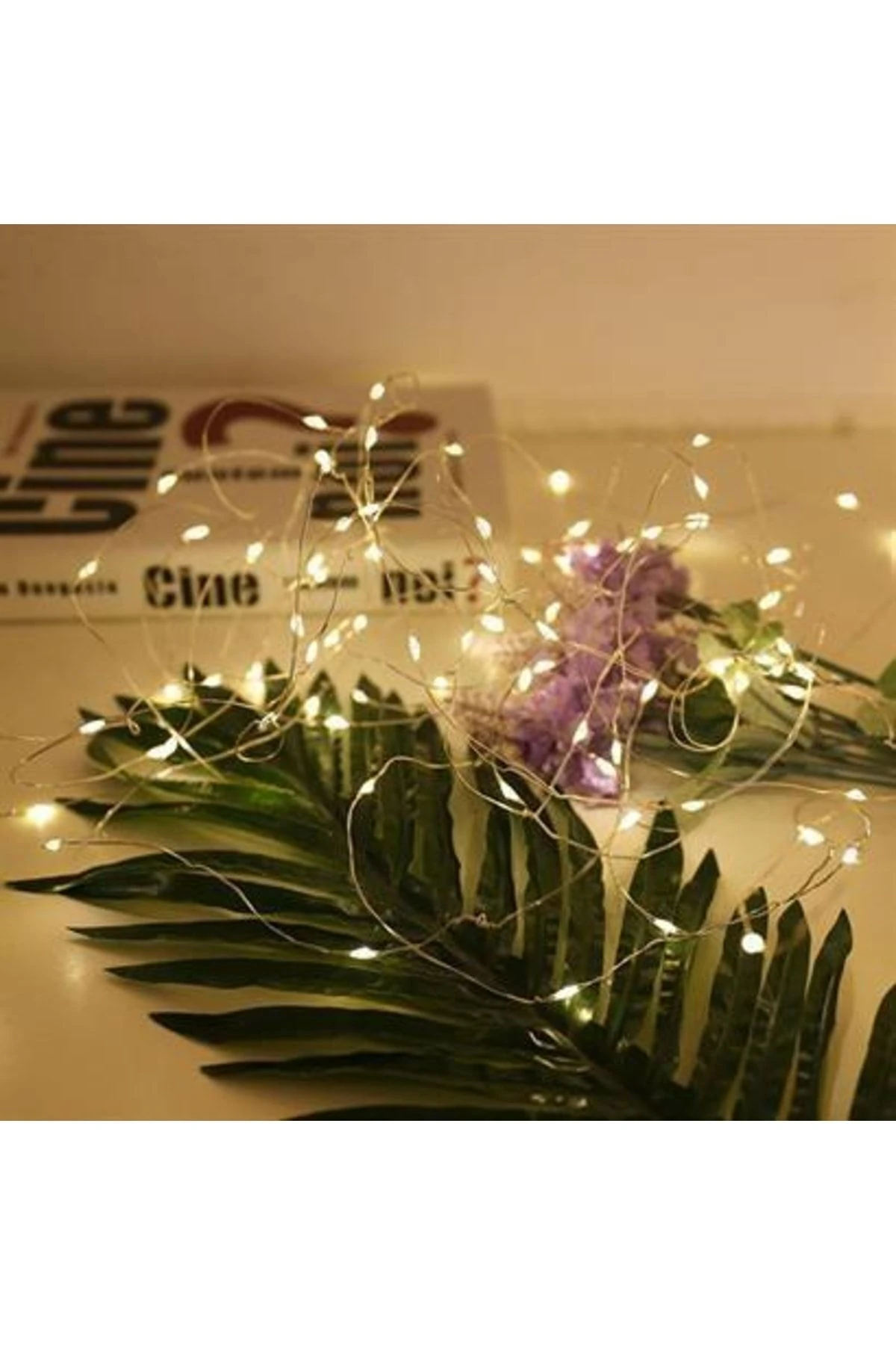 Peri Led Işık 5 Metre (SARI) Pilli Aydınlatma Şerit Saçak Spot Süsleme