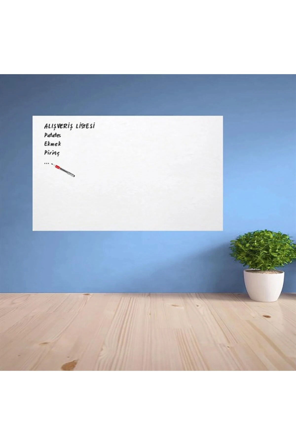 Ders Çalışma Yazı Tahtası Manyetik Duvar Stickerı