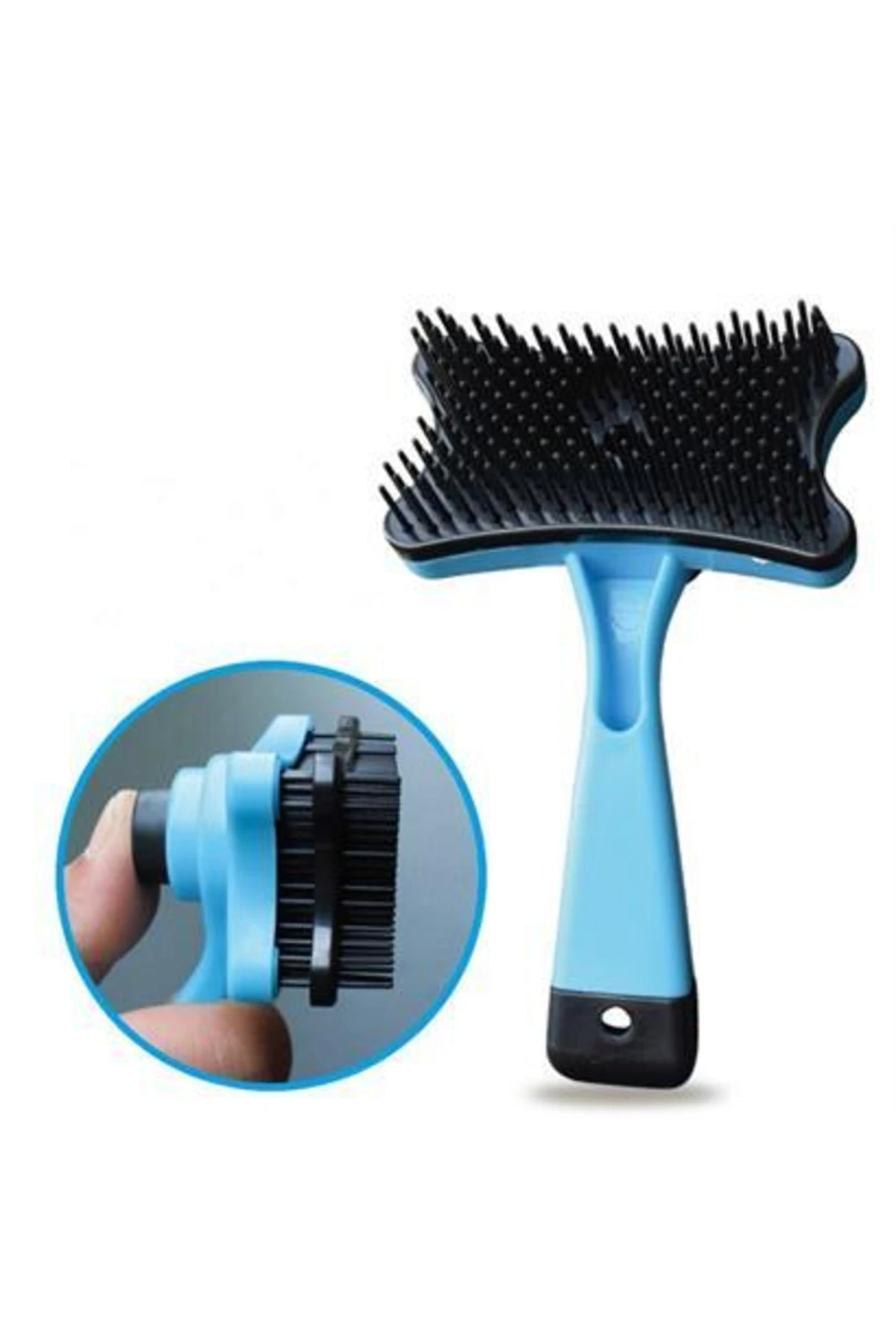 Evcil Hayvan Kedi Köpek Tüy Toplayıcı Otomatik Tuşlu Pet Tarak