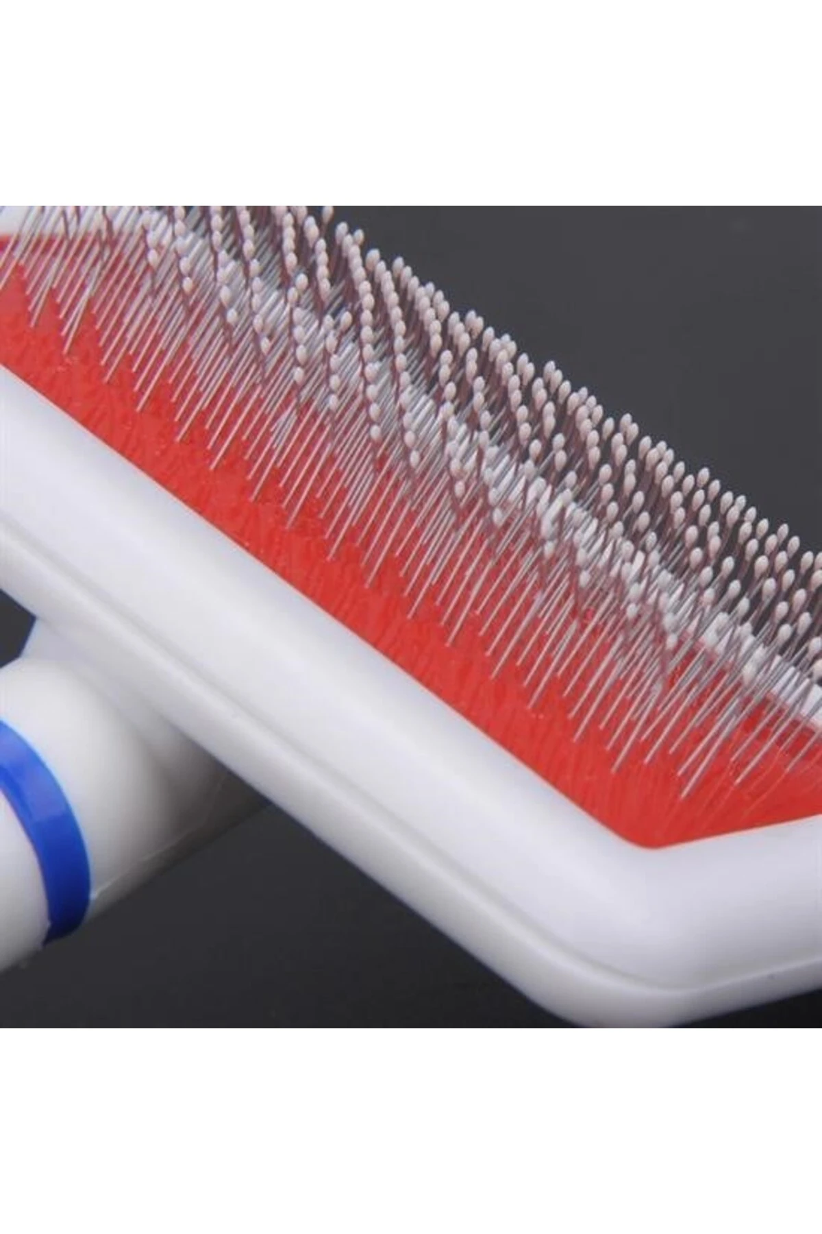 ® Paslanmaz Evcil Hayvan Kedi Köpek Tüy Tarama Toplama Fırçası Kolay Temizlenir Bakım Aleti