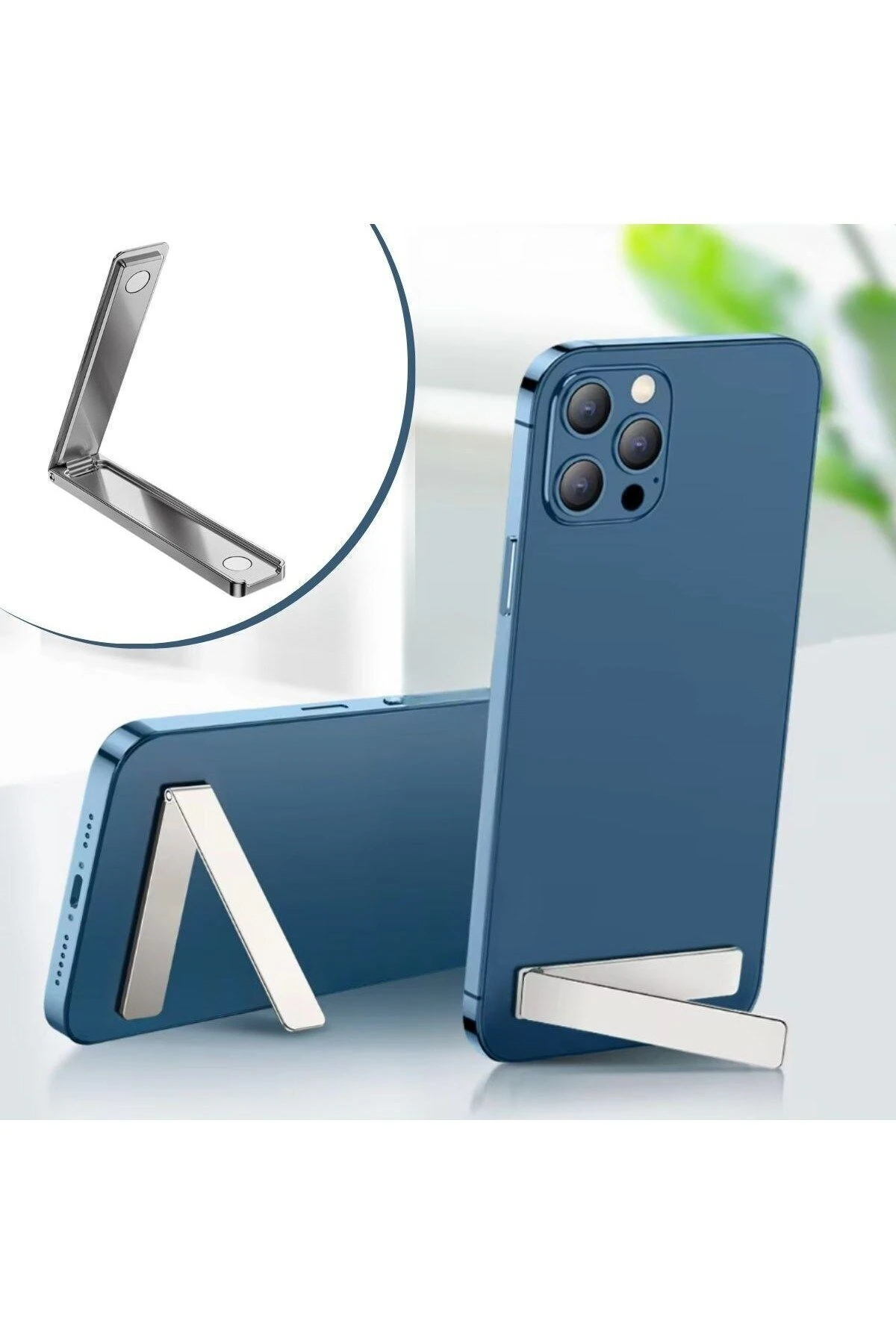 Tüm Telefonlara Uyumlu Kendiliğinden Yapışkanlı Cep Telefon Standı