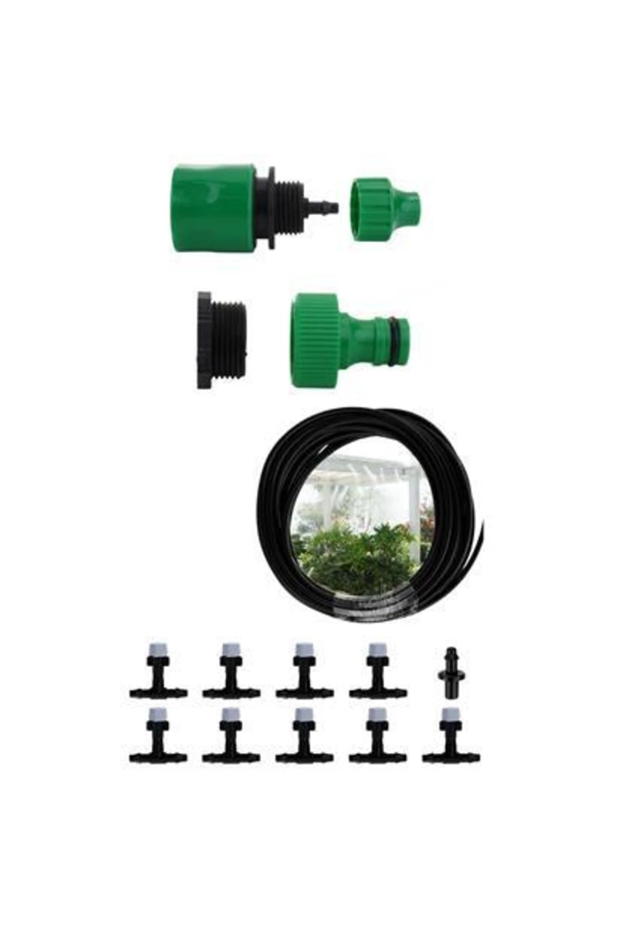 10 Metre Kendin Yap Balkon Veranda Çardak Kamelya Sulama Serinletme Ve Nemlendirme Sistemi ( Lisinya