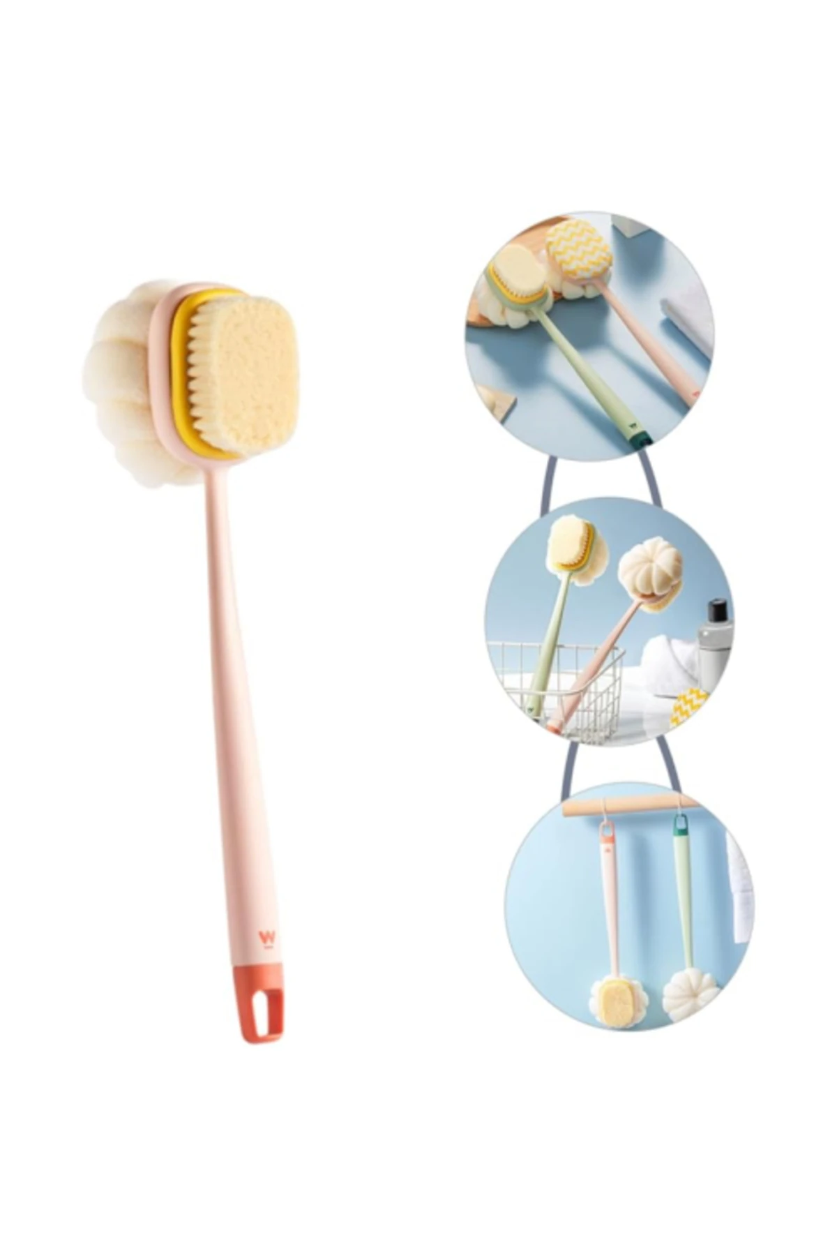 Çift Taraflı Banyo Duş Fırçası