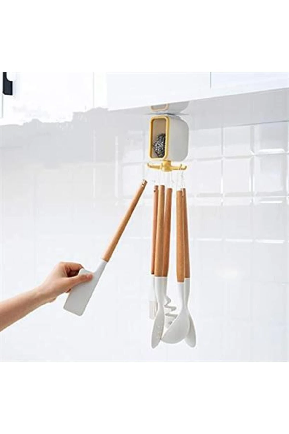 roichil® Pratik Mutfak Askılığı Organizatör Ve Mutfak Düzenleyici Çok Amaçlı Askı