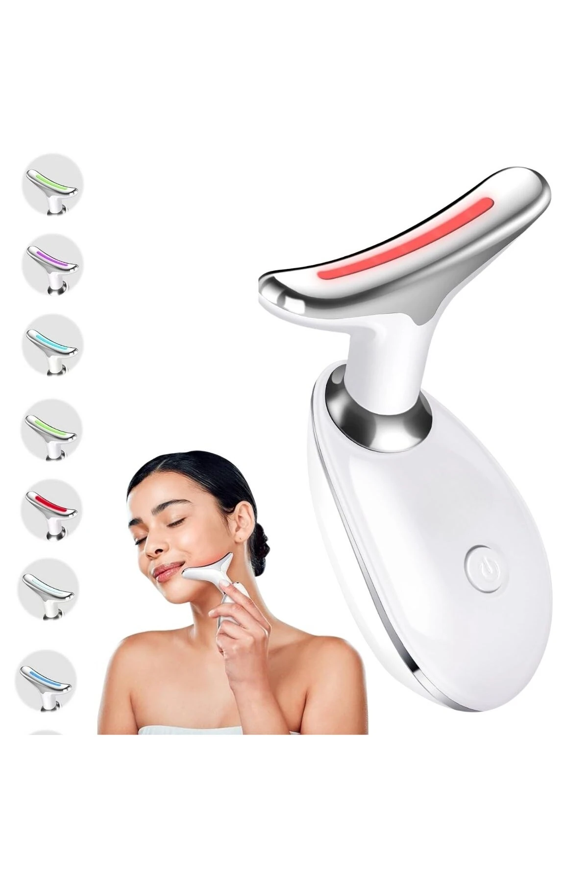 7 Farklı Işık Modlu Titreşimli Boyun Ve Yüz Ems Güzellik Cihazı
