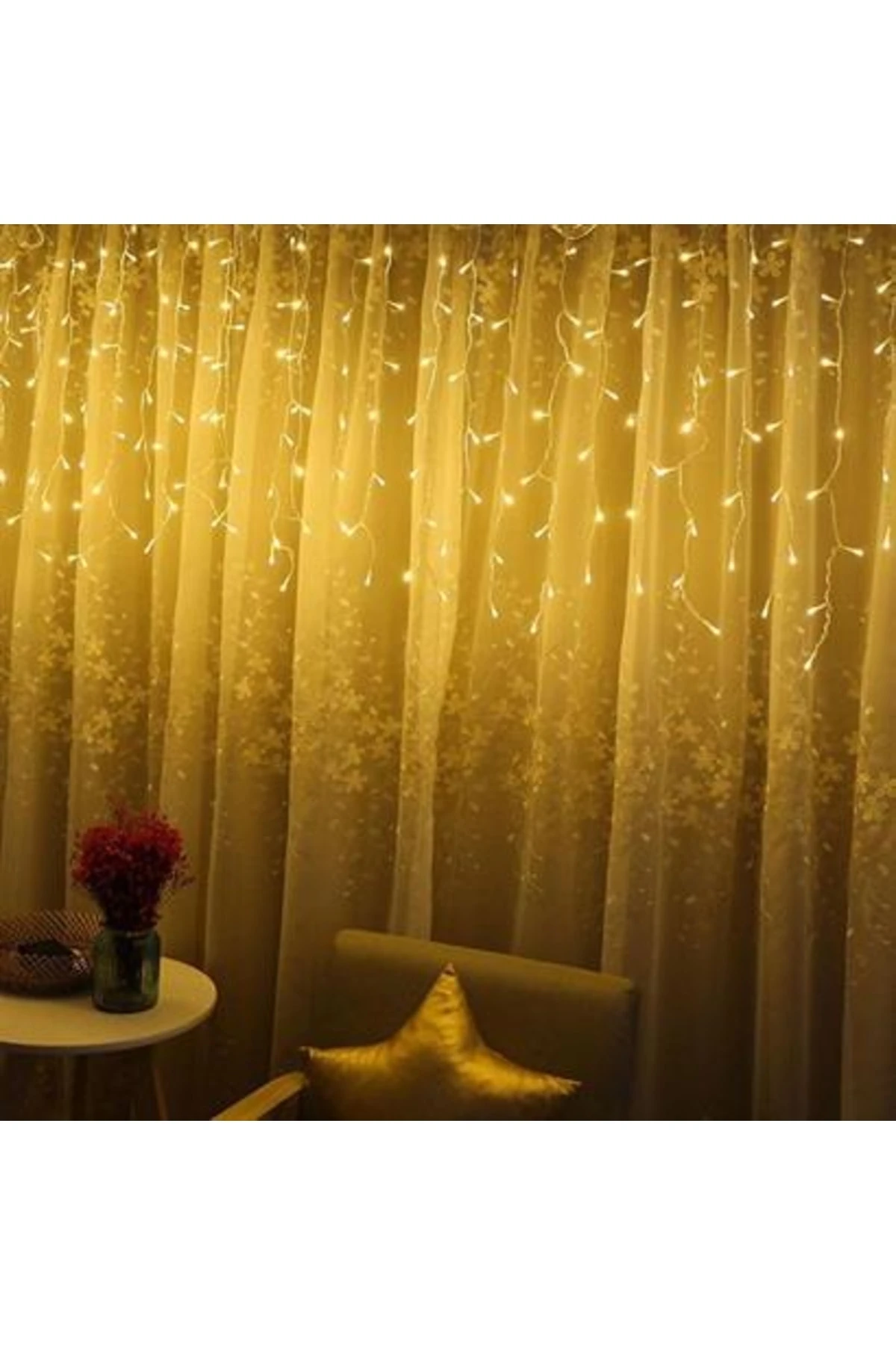 roichil® 8 Fonksiyonlu 16 Saçaklı Perde Led 3 X 1 (günışığı)