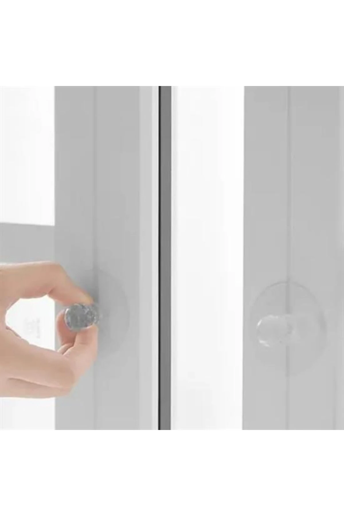 ® 2 Adet Kristal Kendiliğinden Güçlü Yapışkanlı Kulp Askısı Tutma Kolu