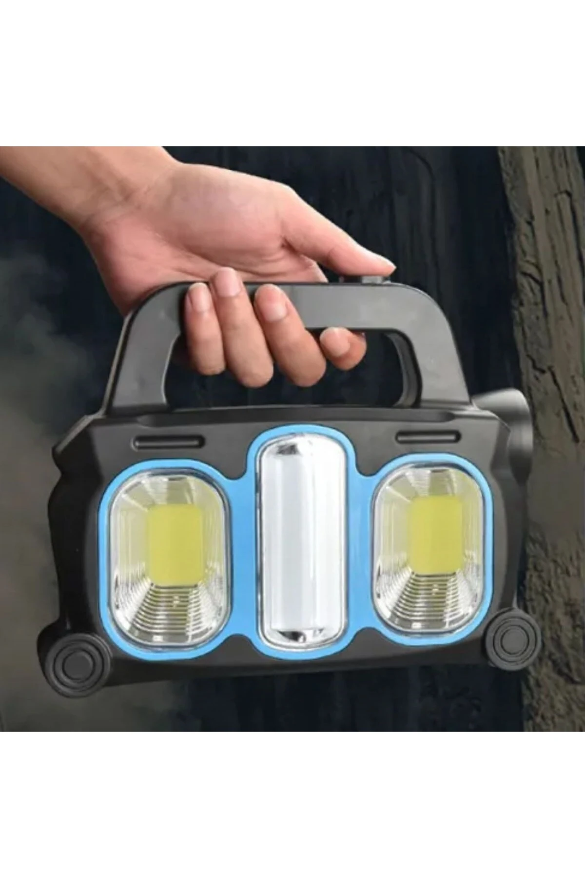 Güneş Enerjili Taşınabilir Çalışma Lambası – Powerbank Özellikli